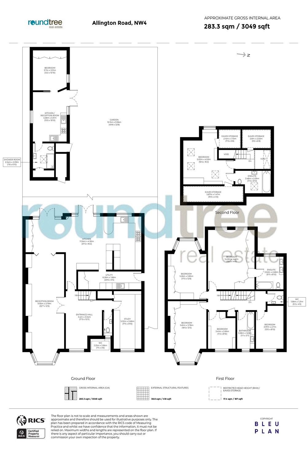 41, Allington Road, Hendon floorplan
