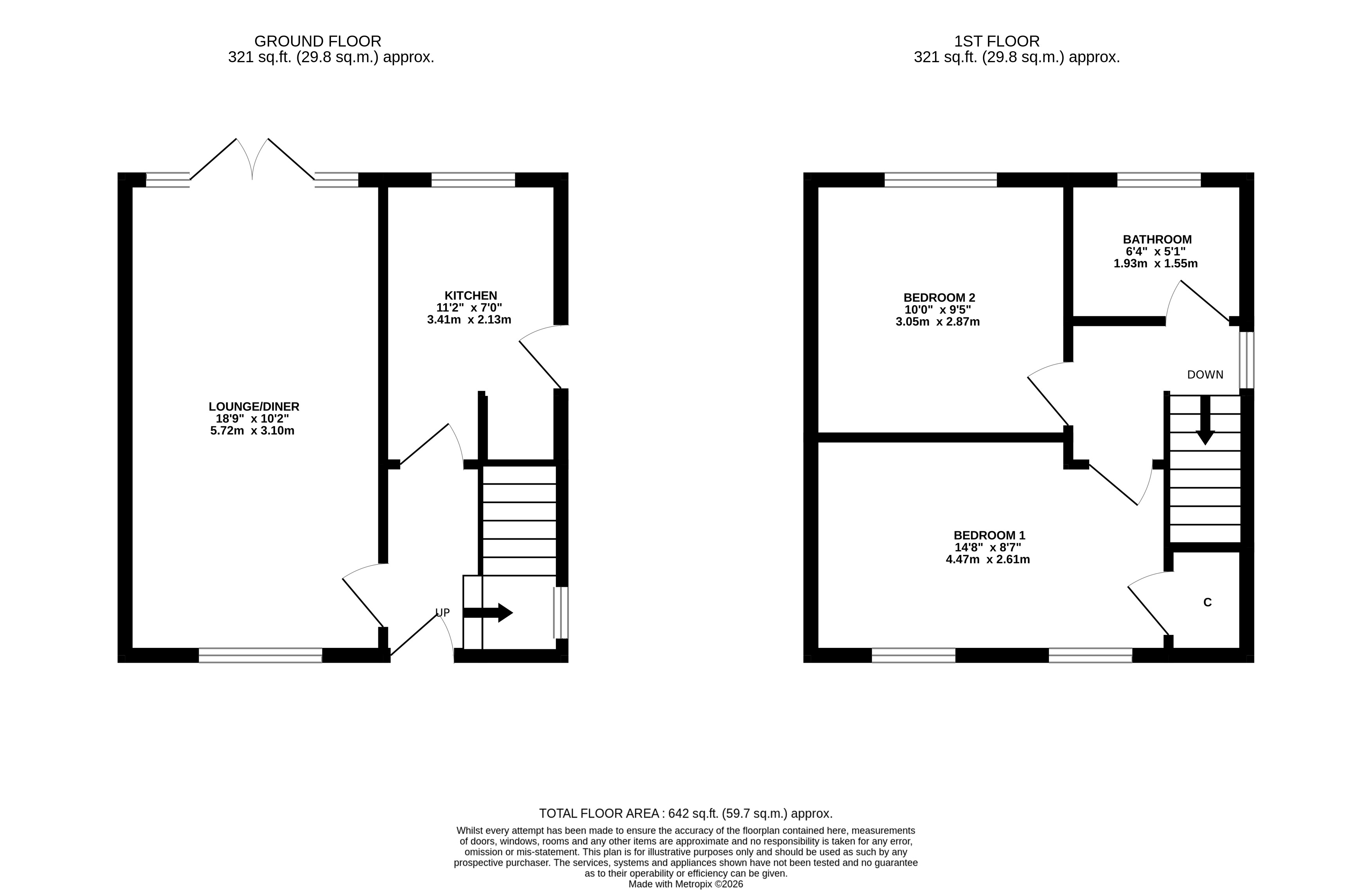 25, Harley Gardens, West Yorkshire floorplan