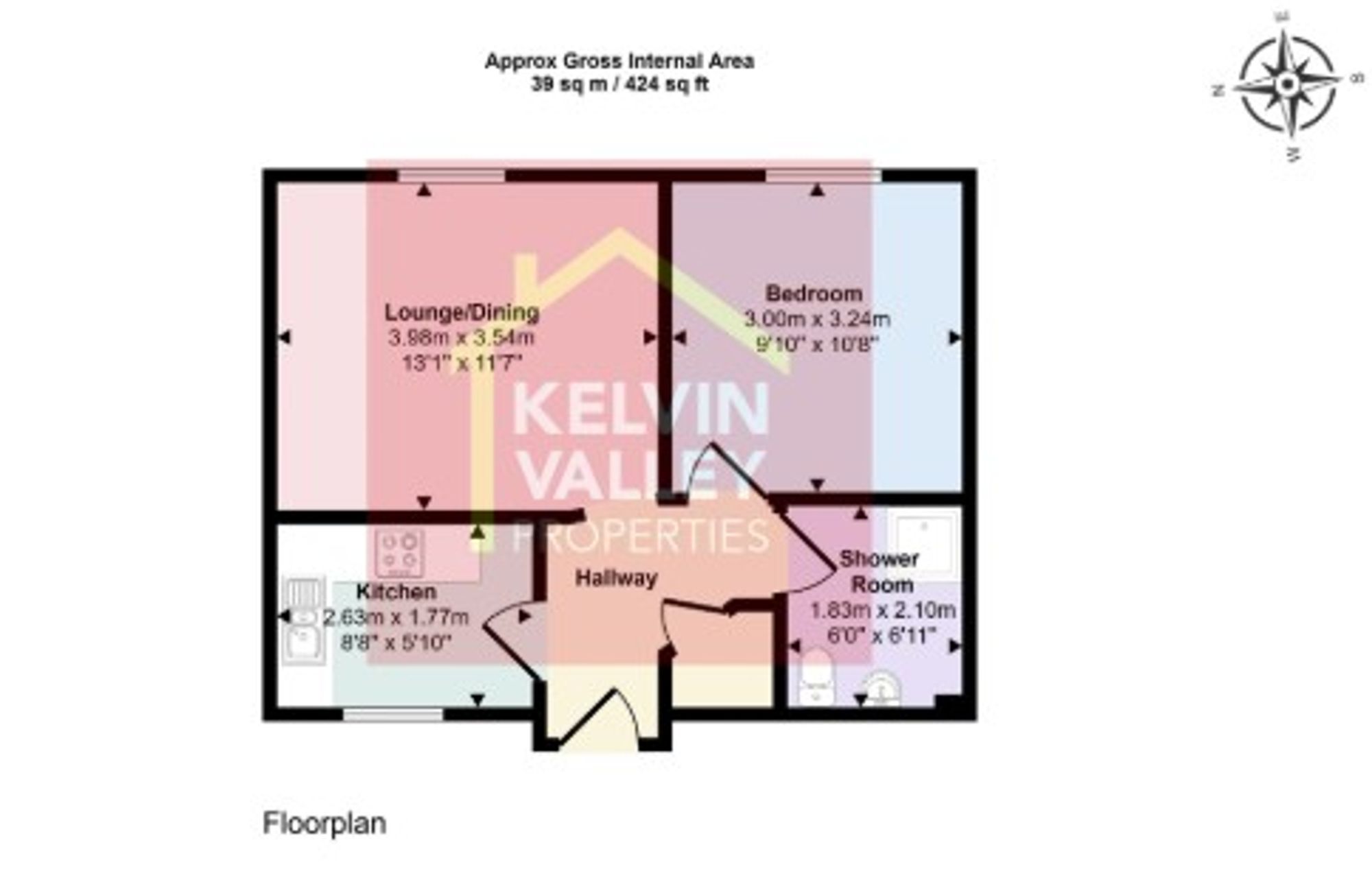 12 Market Court, Glasgow floorplan