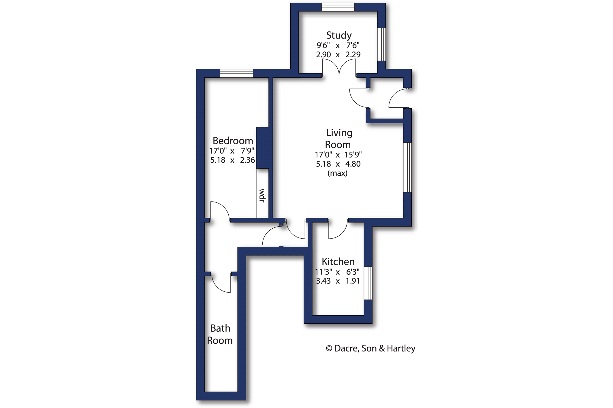 Flat 4, 229, Bingley Road, Shipley floorplan