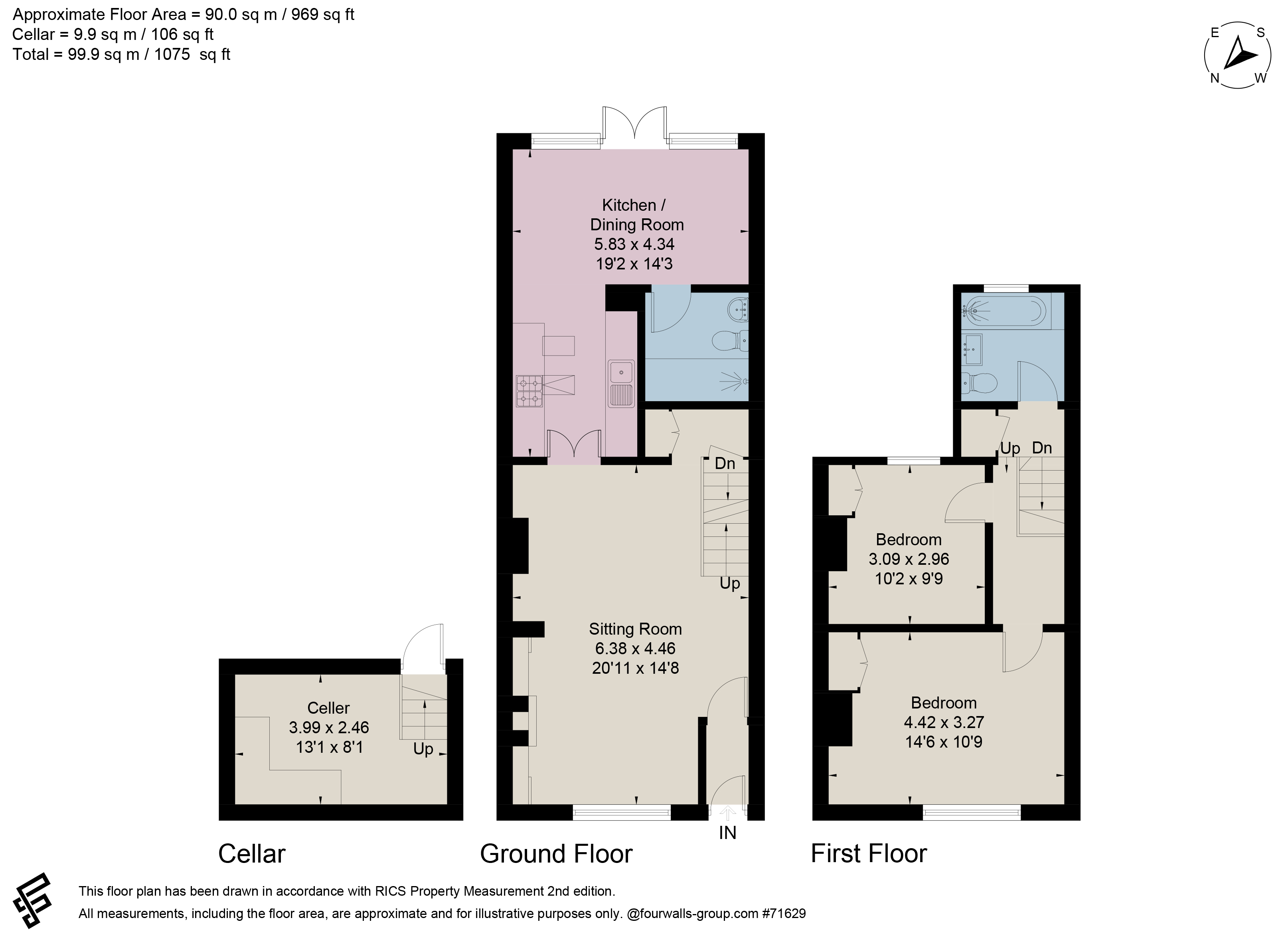 35, Observatory Street, Oxford floorplan
