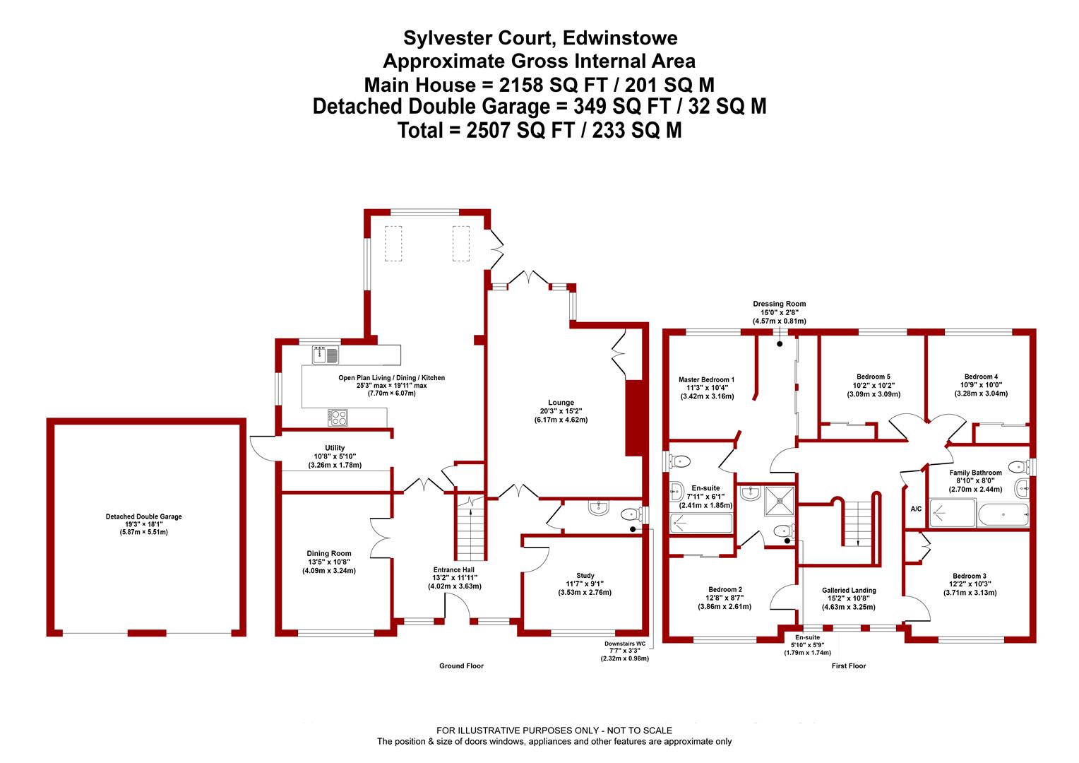 6, Sylvester Court, Mansfield floorplan