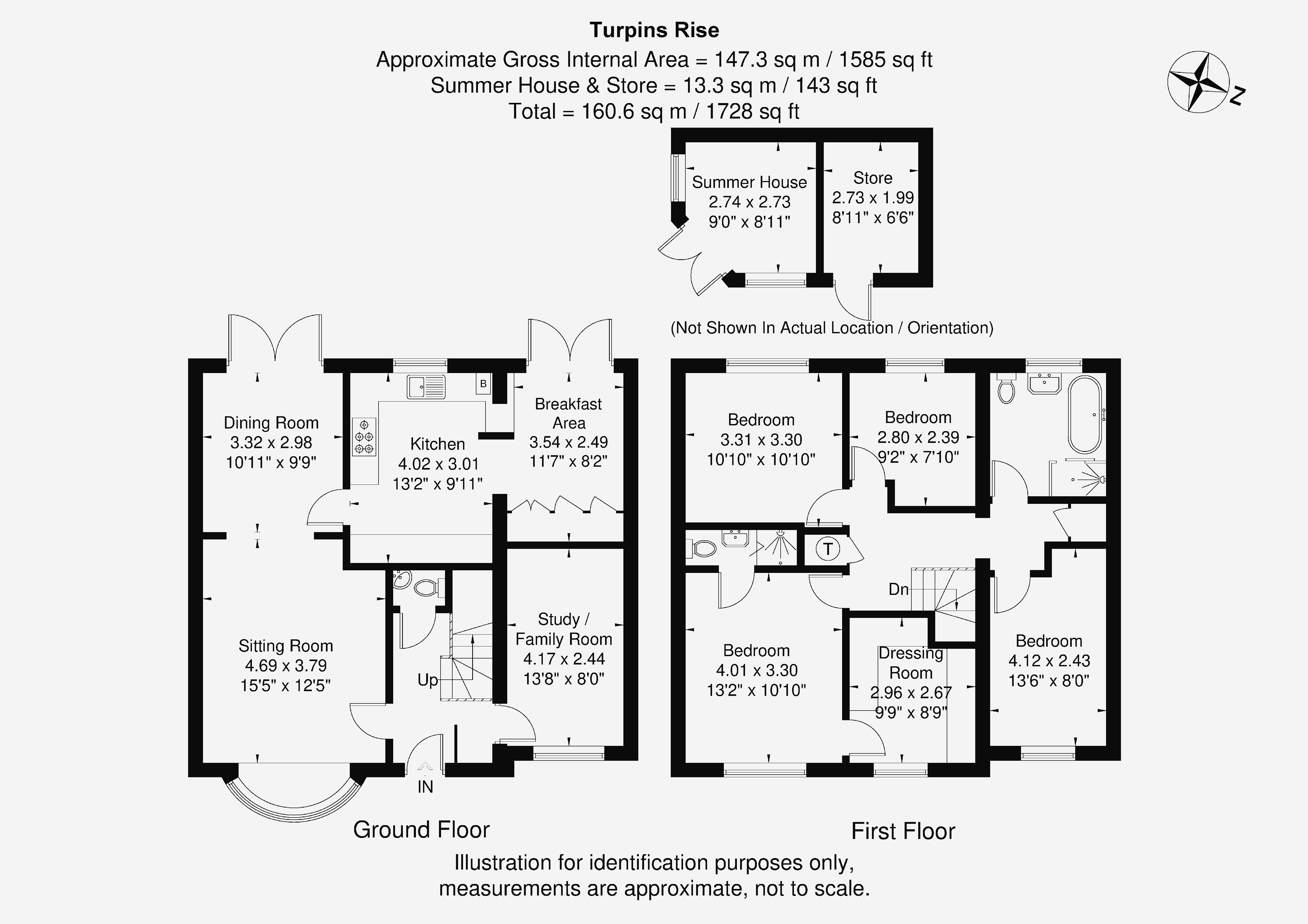 25, Turpins Rise, Windlesham floorplan