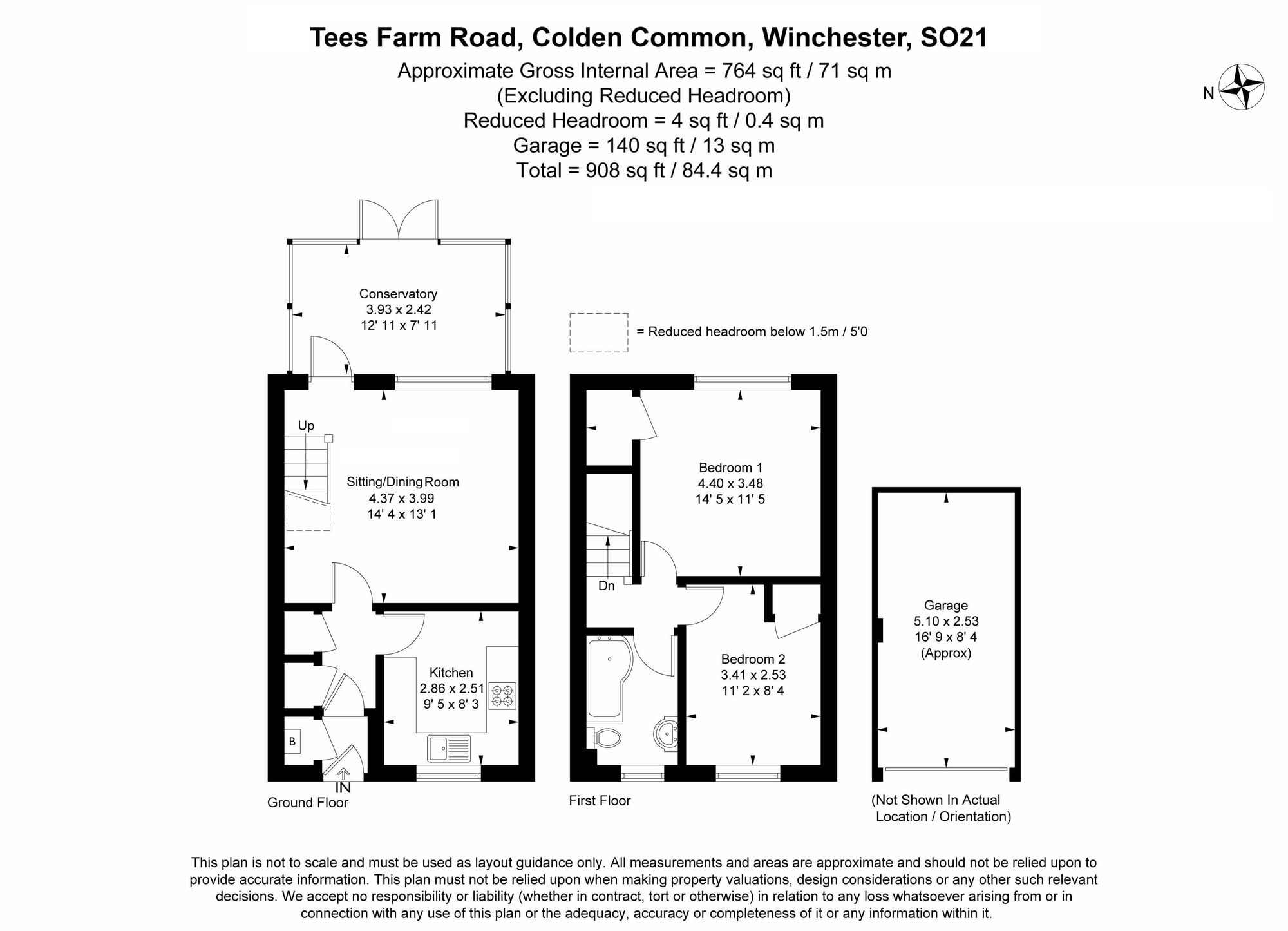 56 Tees Farm Road, Winchester floorplan