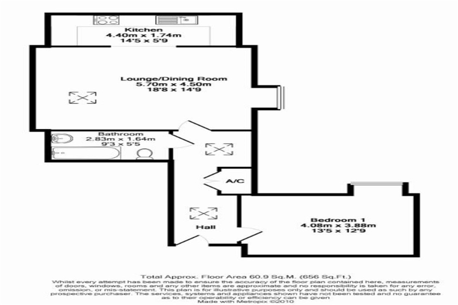 17, Penfold Court, Sutton Road, Oxford floorplan