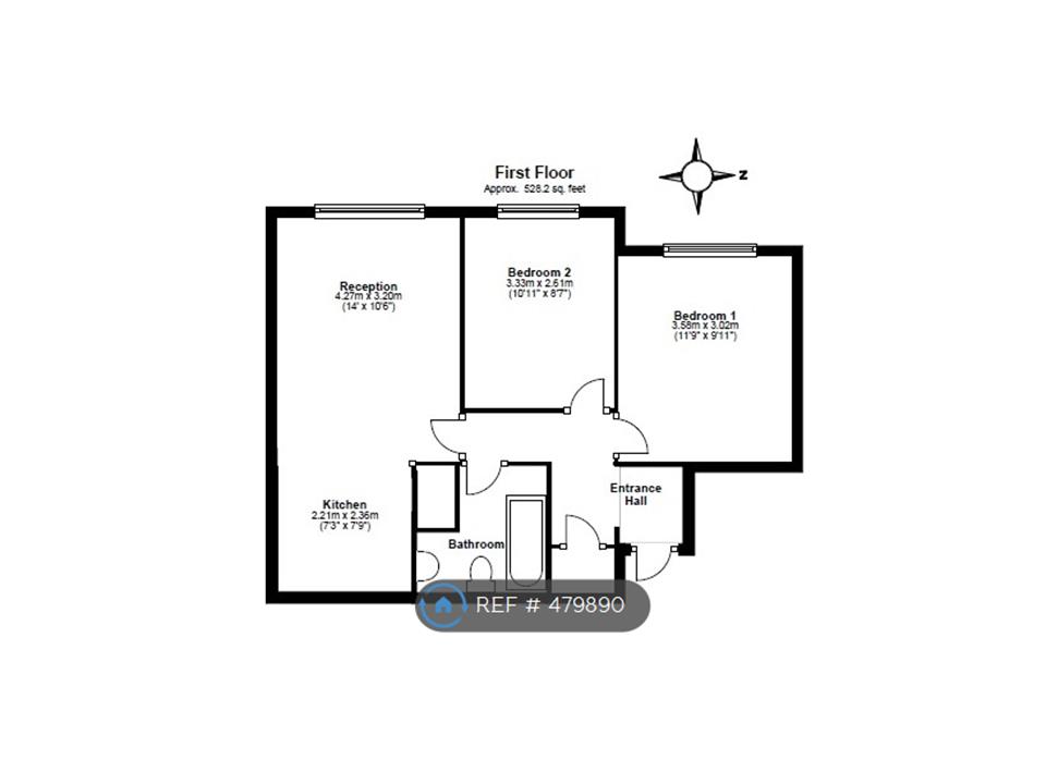 2 Bedrooms Flat to rent in Springwood Crescent, Edgware HA8