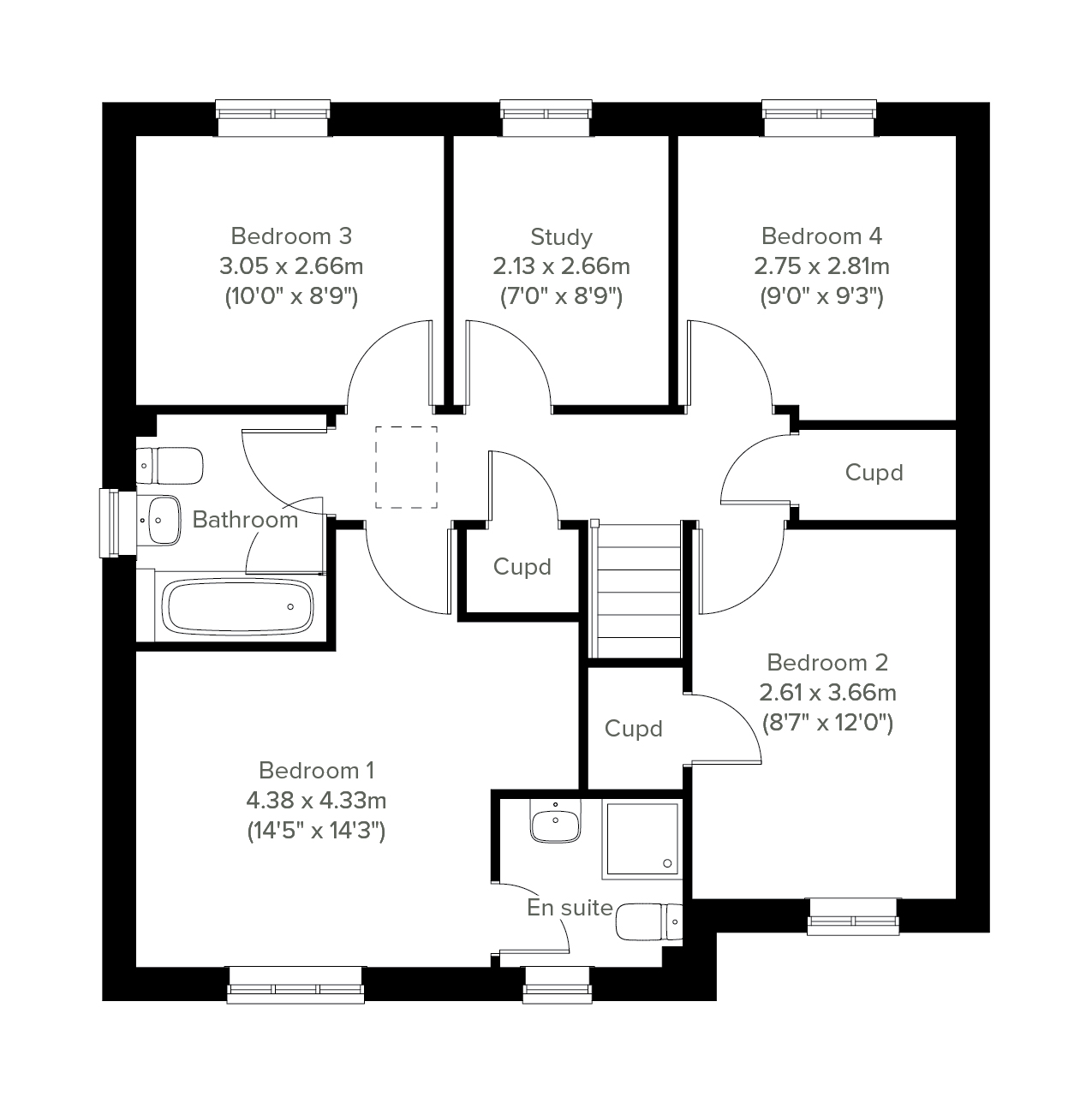 Plot 16, Tor View, West Park, Castle Cary floorplan