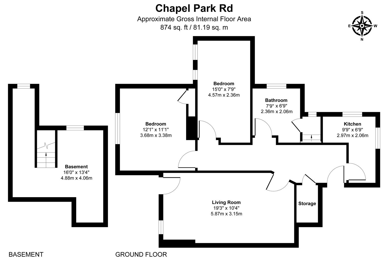 Flat 1, 39, Chapel Park Road, St. Leonards-On-Sea floorplan