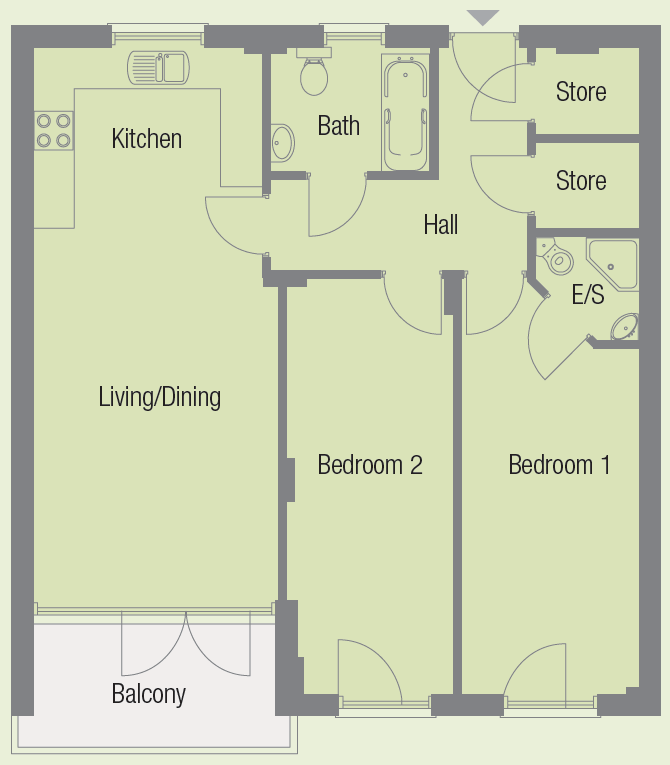 Crayford, Crayford floorplan