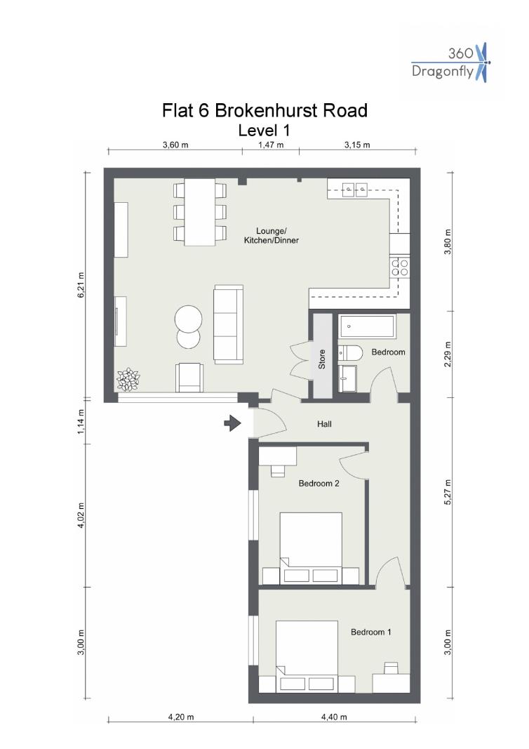 Brockenhurst Road, Ramsgate, Kent CT11, 2 bedroom flat for sale