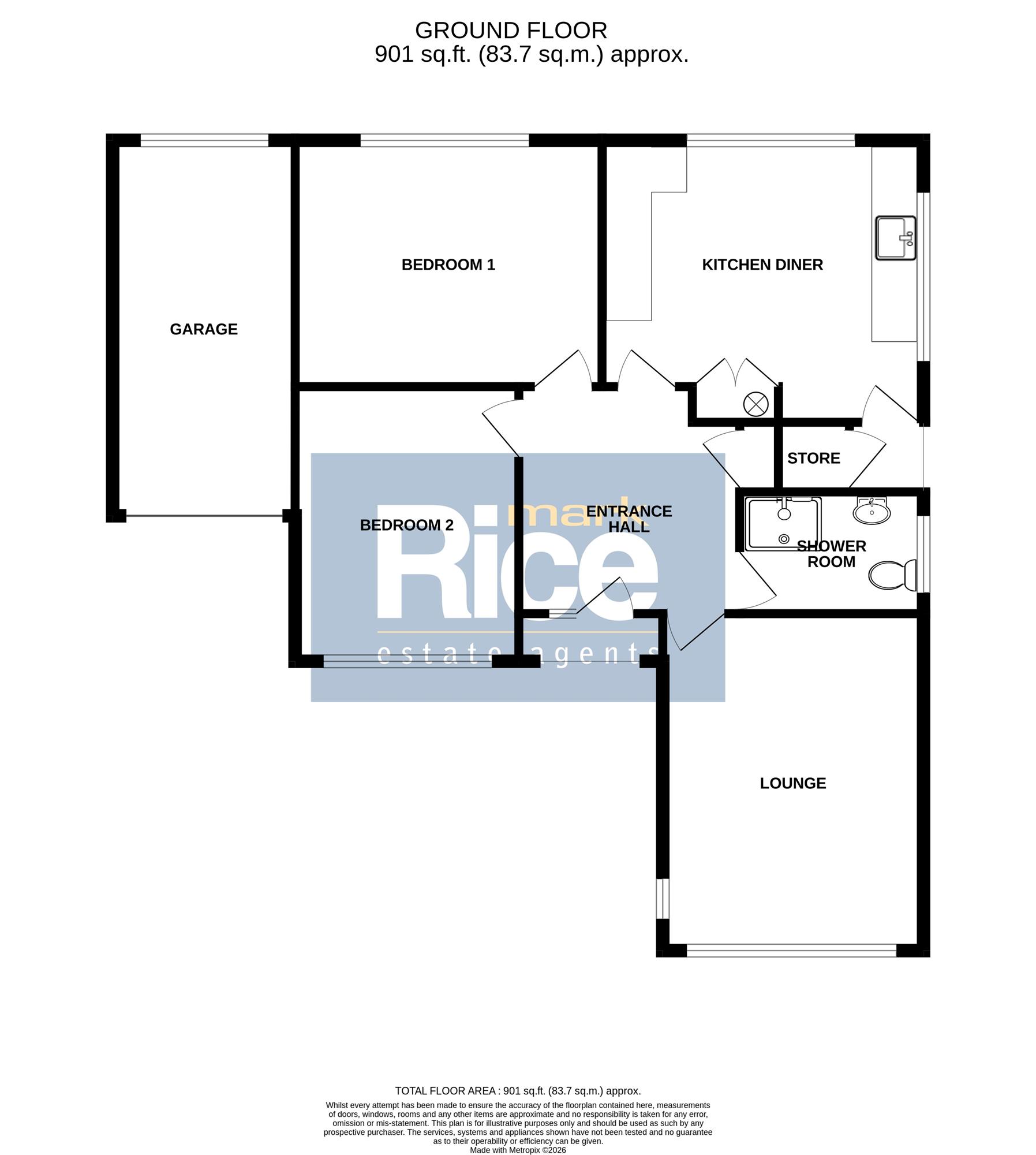 16, Northwood Drive, Sleaford floorplan