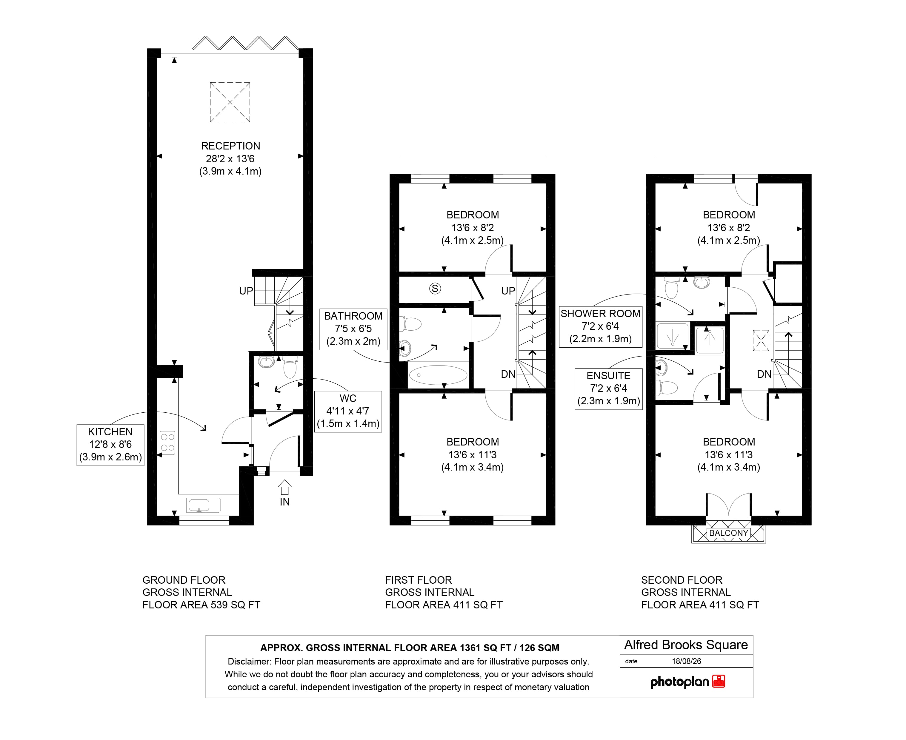 2 Alfred Brooks Square, Bristol floorplan