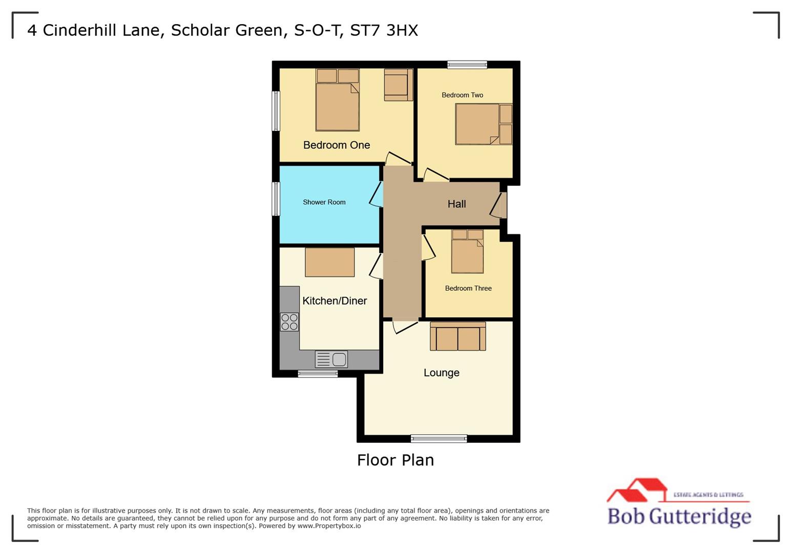 4, Cinderhill Lane, Stoke-On-Trent floorplan