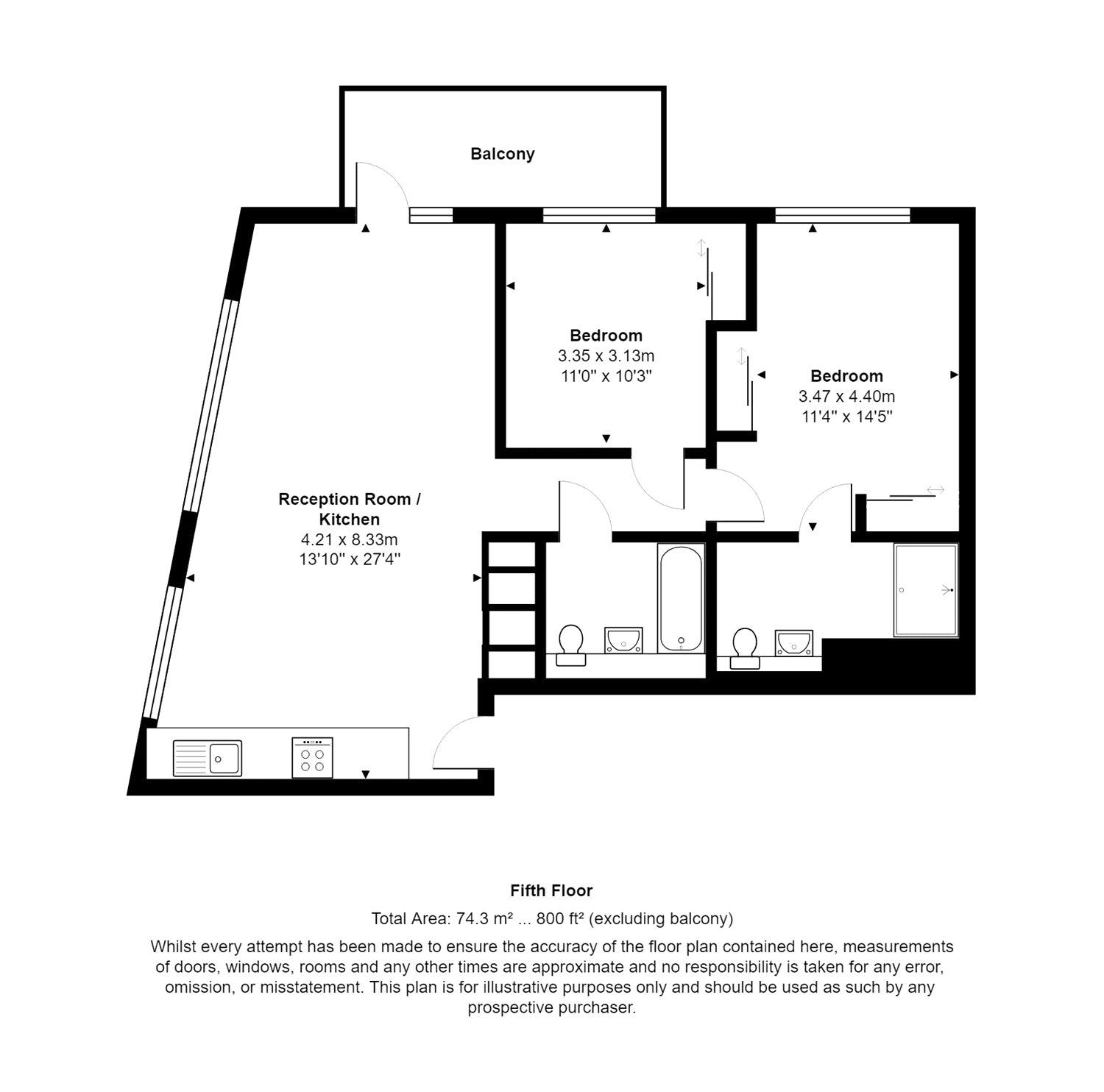 2 Bedrooms Flat for sale in Ambassador Building, Embassy Gardens, New Union Square, London SW11