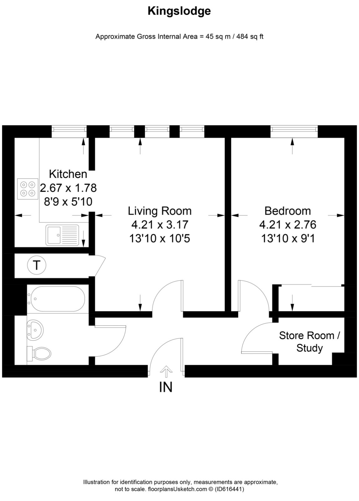 16 Kings Lodge,, King George V Road, Buckinghamshire floorplan
