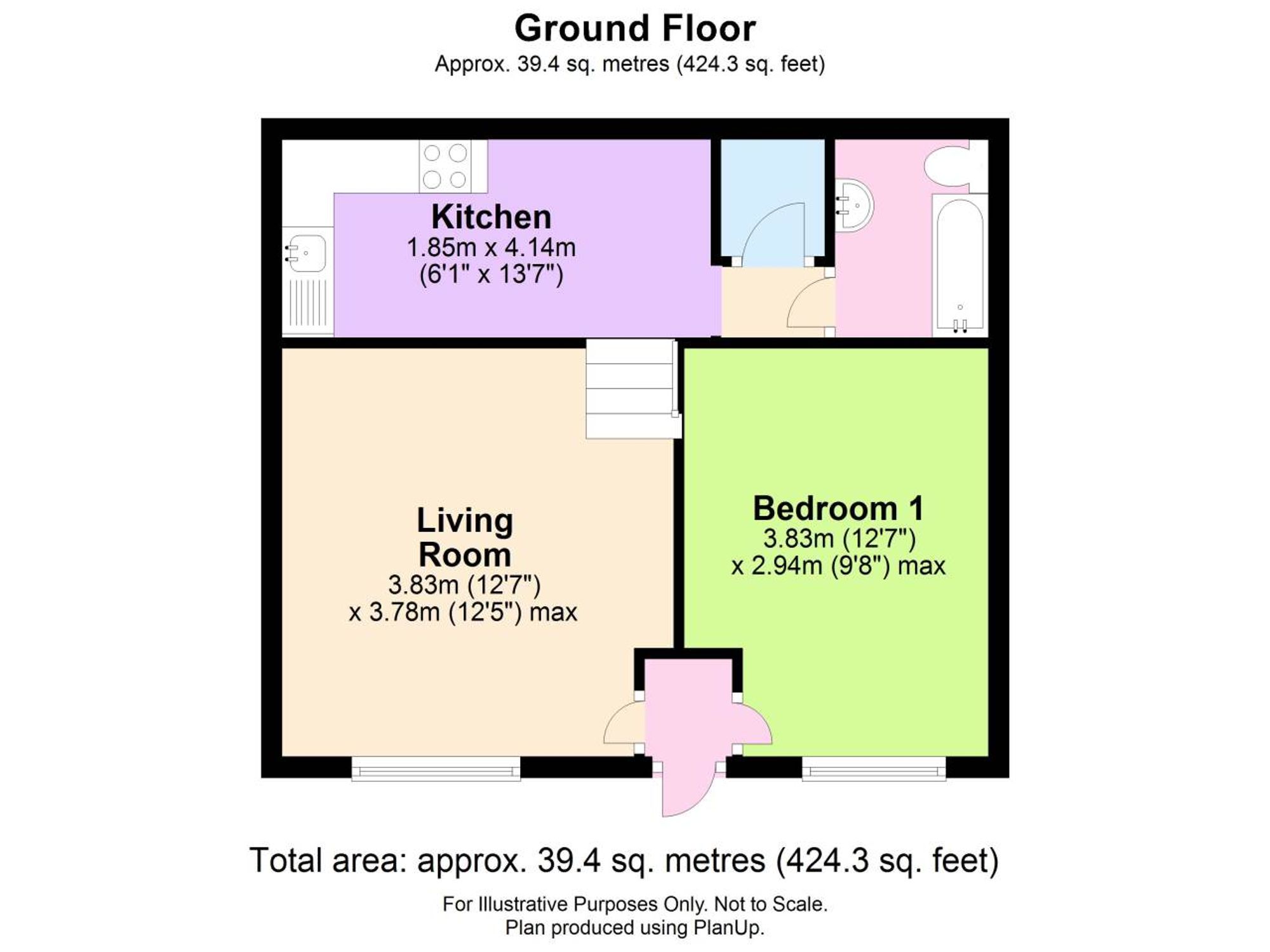 Flat 3, 40/42 Long Street, Dursley, Dursley floorplan