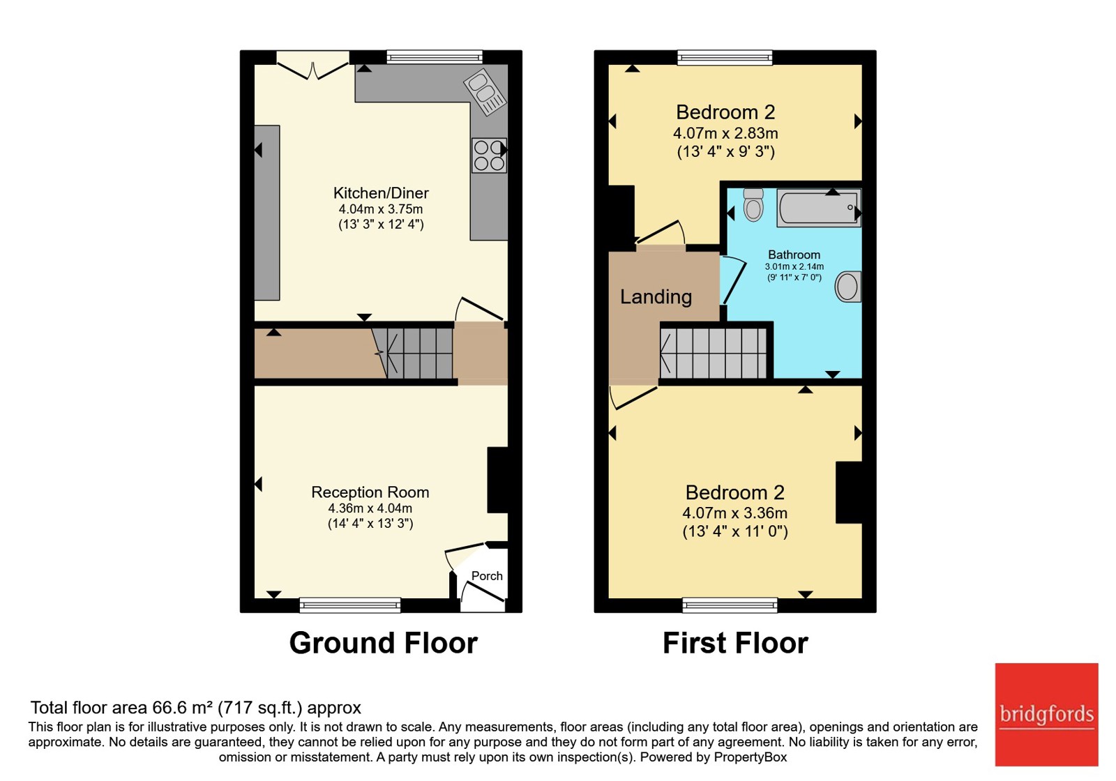 58, Tavistock Street, Lancashire floorplan