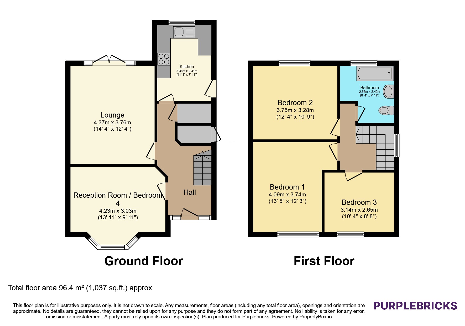 49, Derby Road, Nottingham floorplan