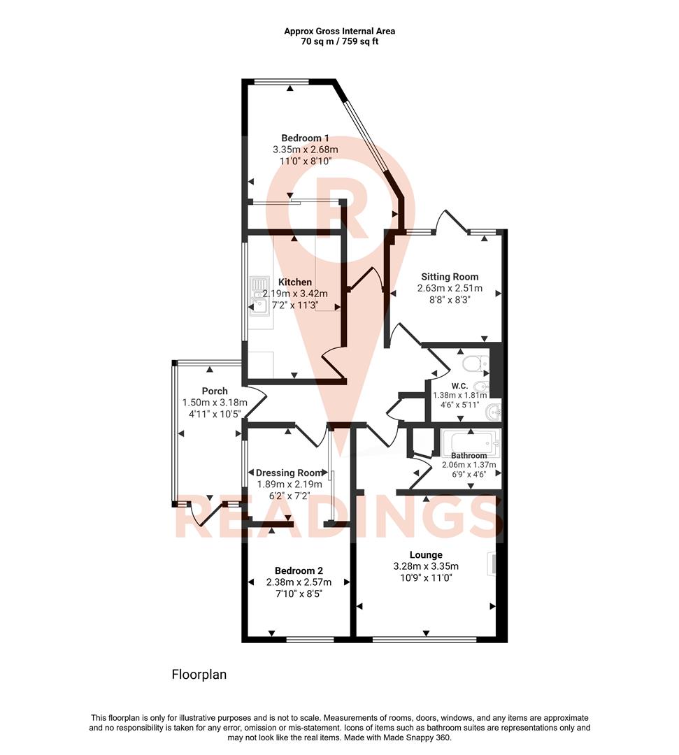 6, Mount View, Leicester floorplan