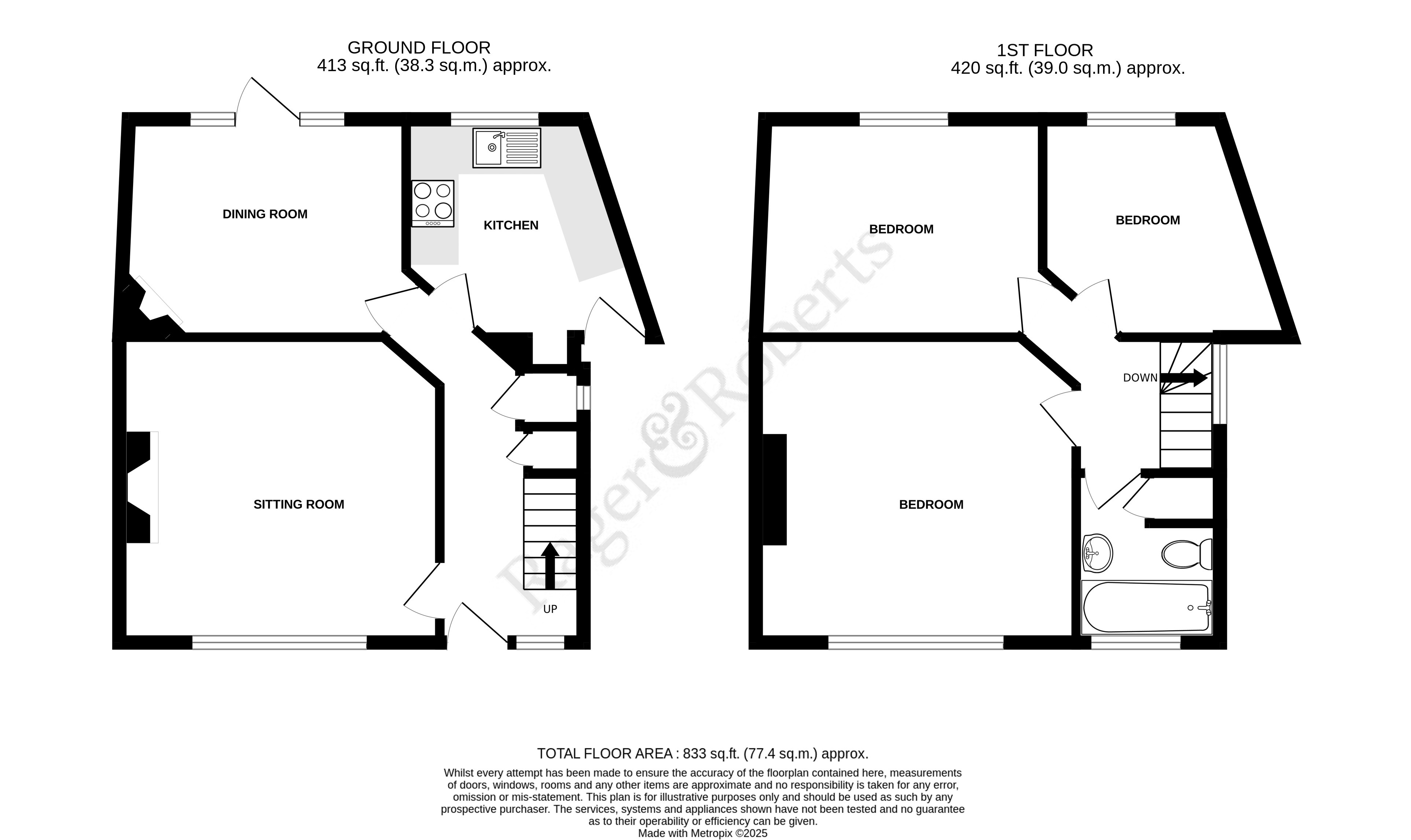 4 Motcombe Lane floorplan