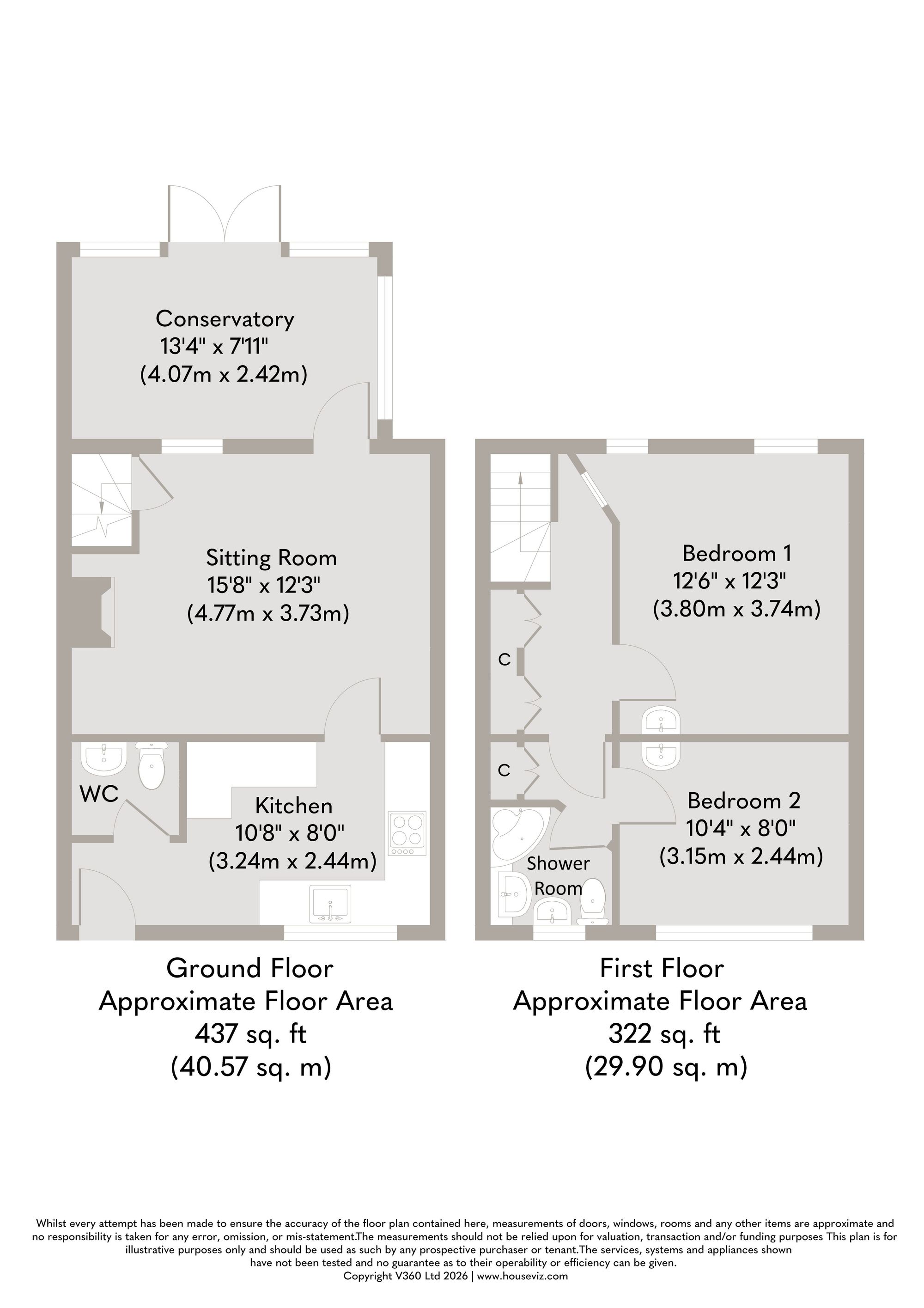 Hops Cottage, 2 Littleport Yard, Hunstanton floorplan