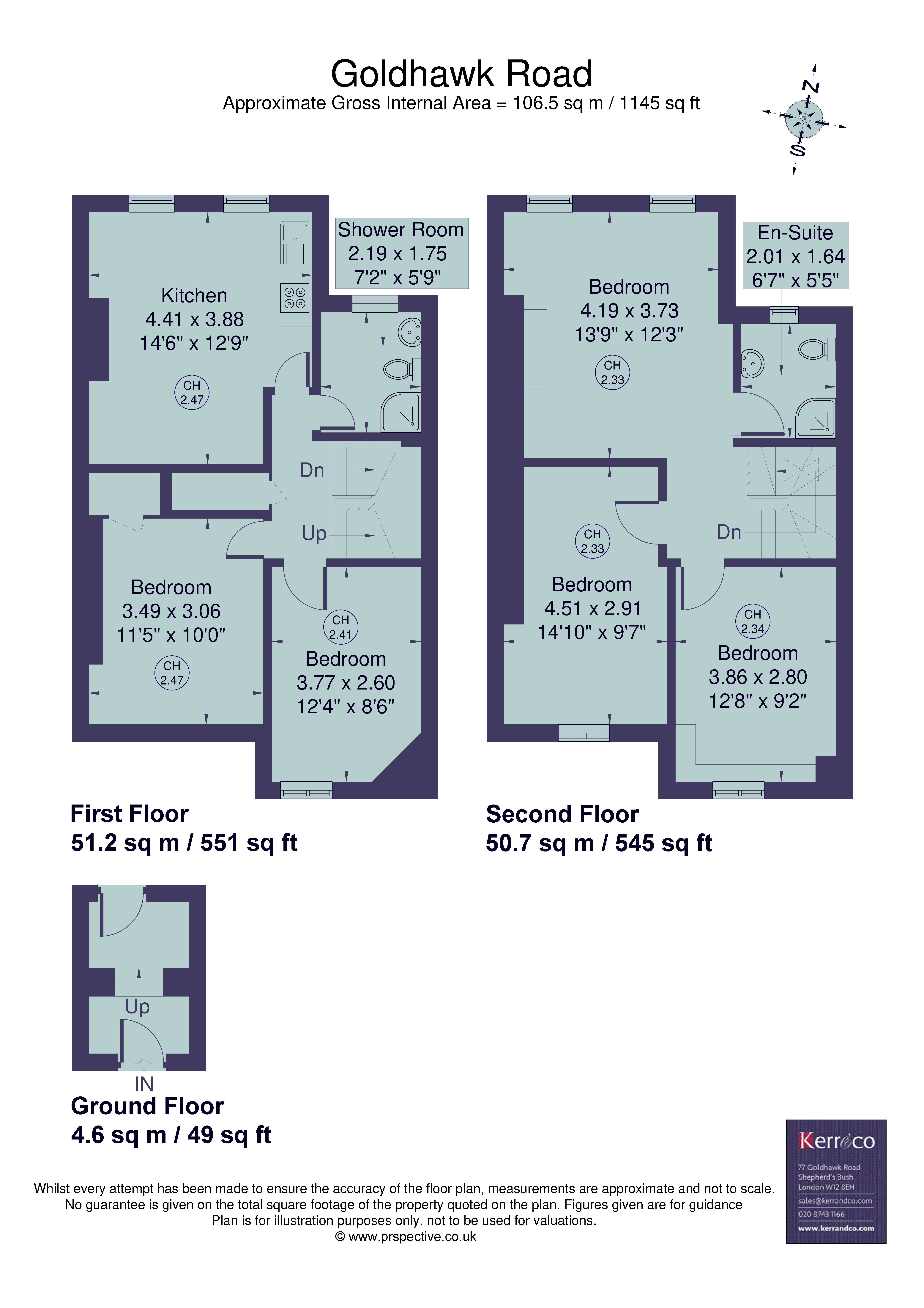 155, Goldhawk Road, Shepherd's Bush W12 floorplan