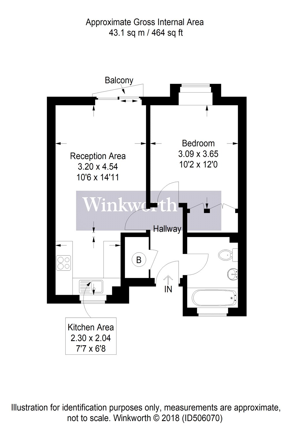 1 Bedrooms Flat for sale in Wilding Court, Whitehall Close, Borehamwood, Hertfordshire WD6