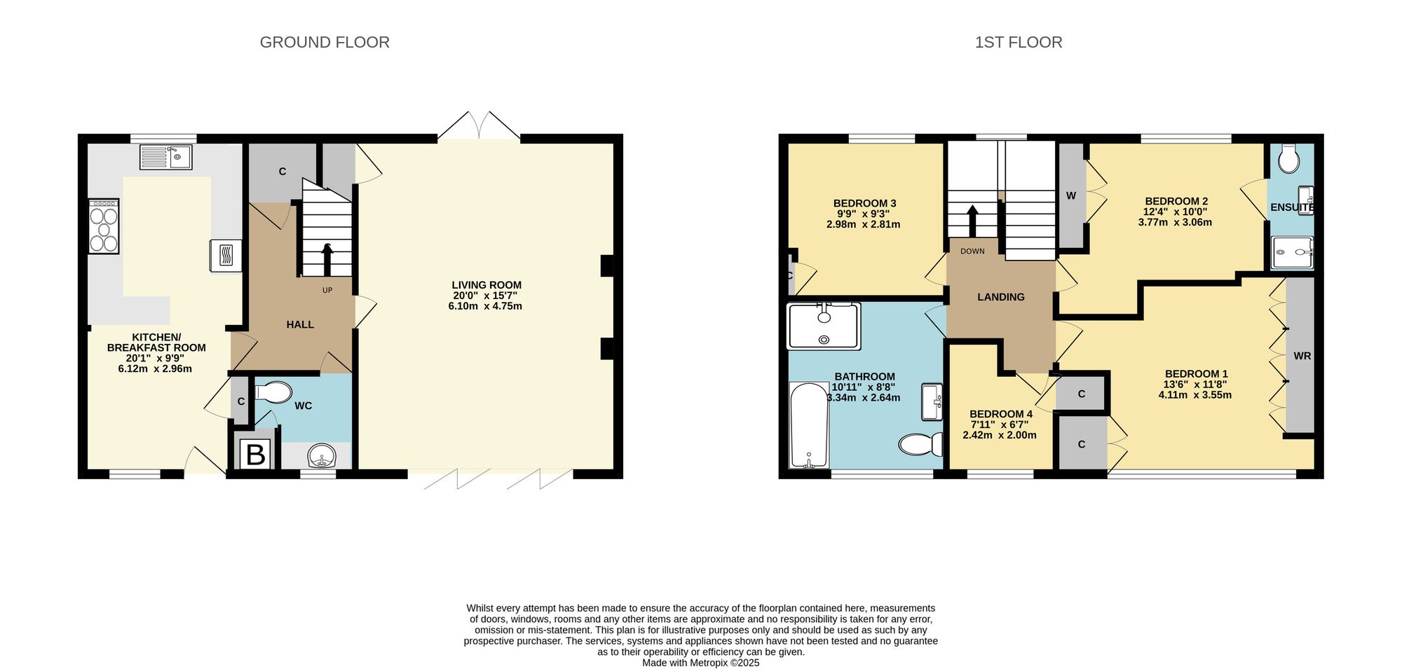 2 Manor Mews, Taunton floorplan