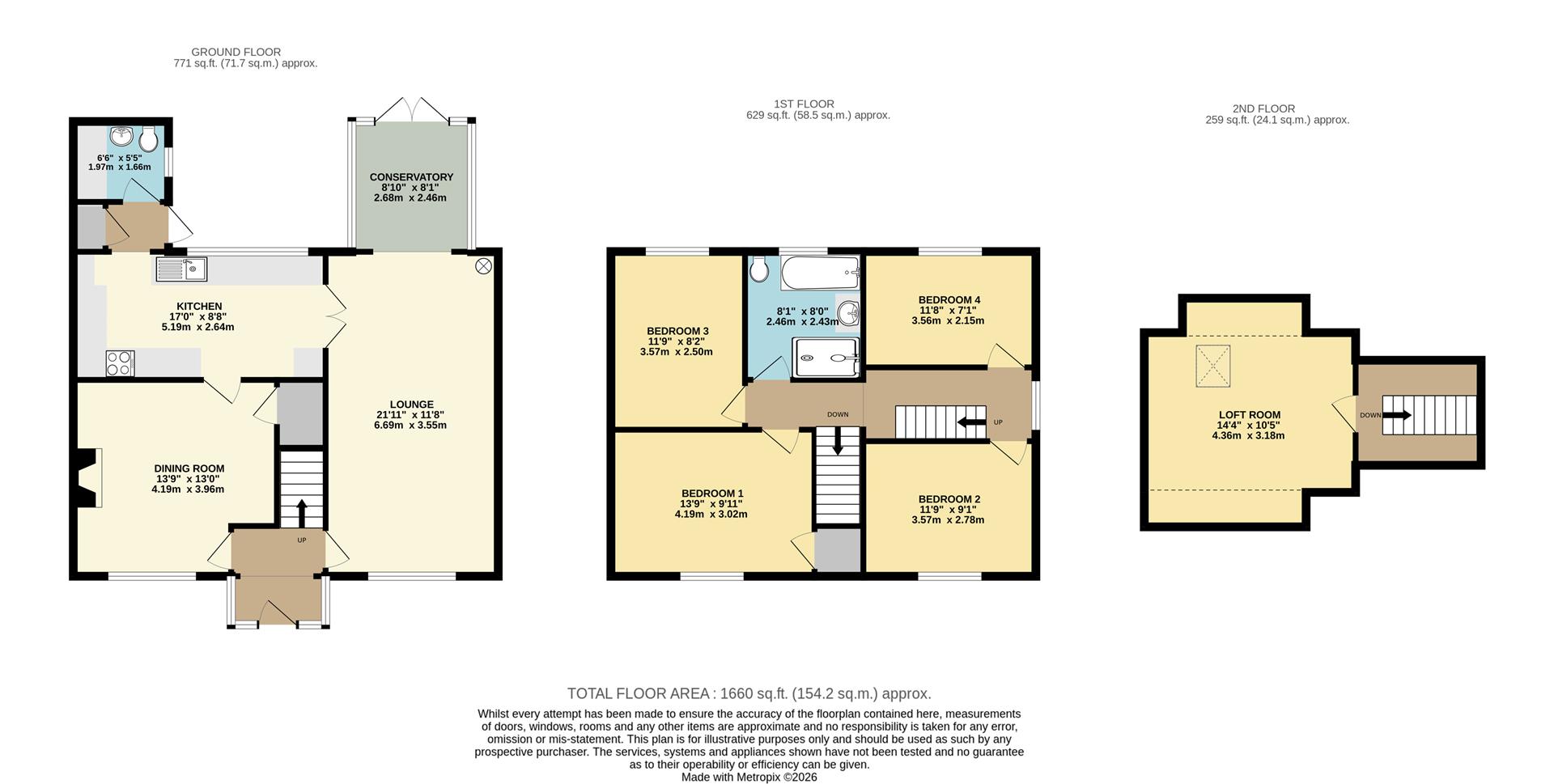 1 North End Cottages, Hilston Road, Hull floorplan