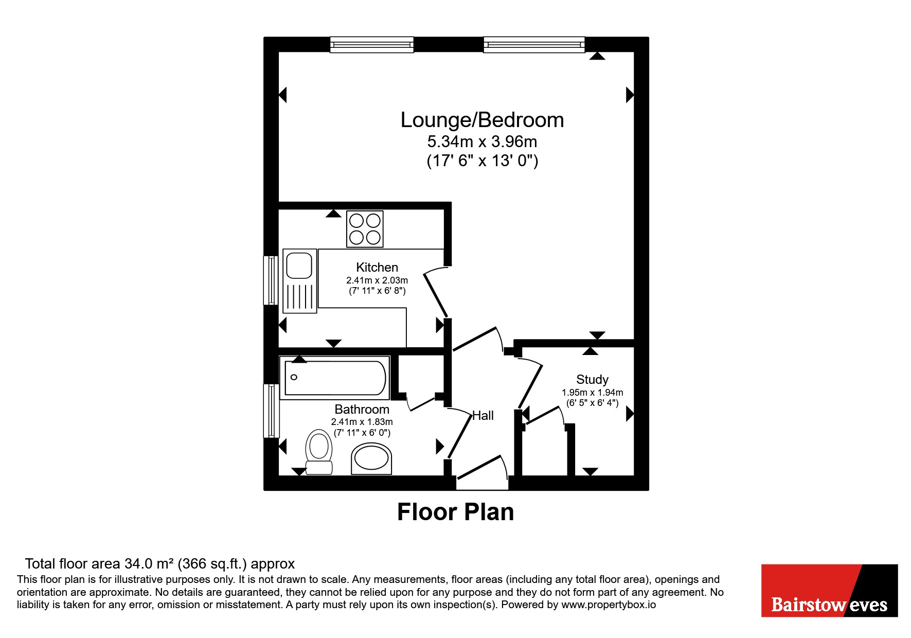 98, Westmoore Close, Nottinghamshire floorplan