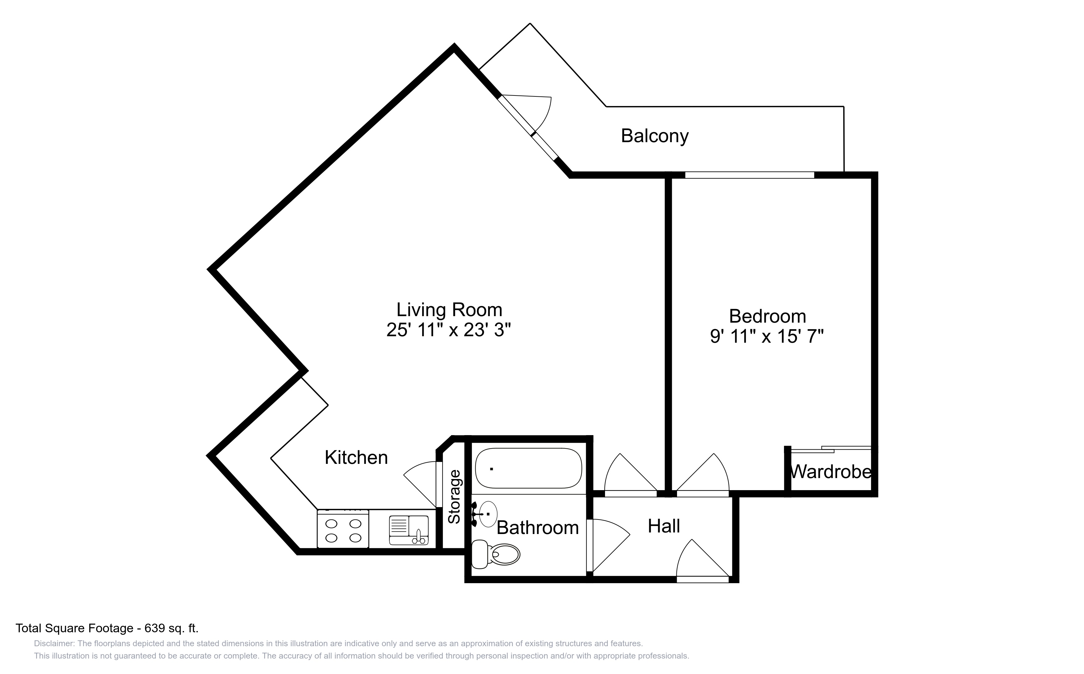 1 Bedrooms Flat to rent in Wallis Square, Farnborough GU14