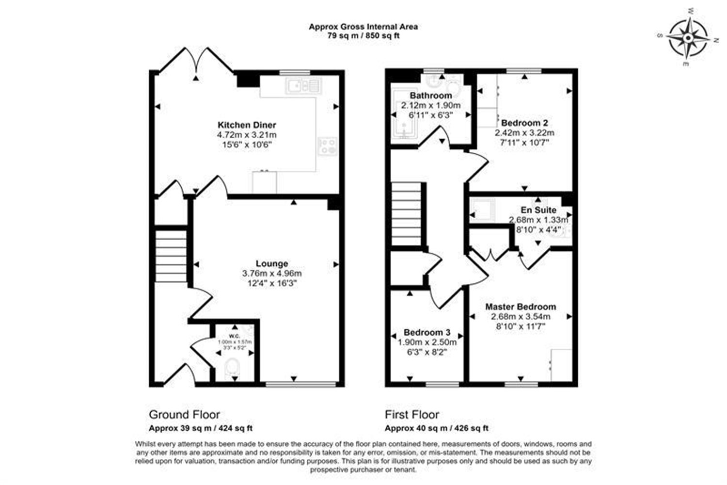6, Falstaff Dene, Wellingborough floorplan