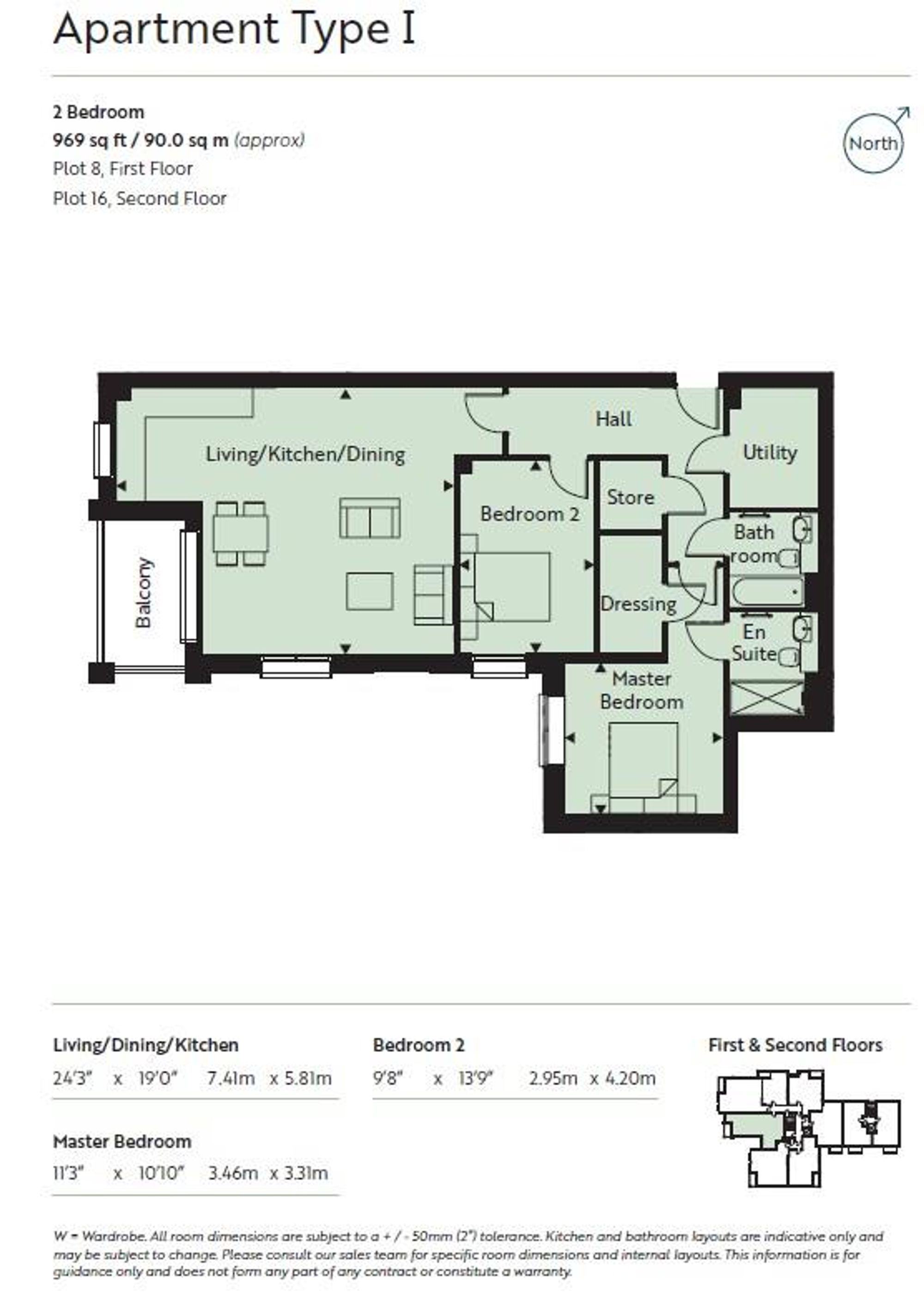 Flat 8, Lindfield Place, Worthing floorplan