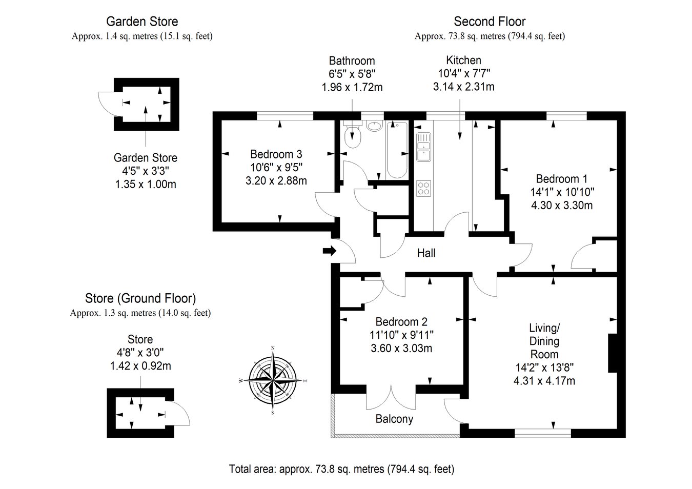 22, Hutchison Court, St Andrews floorplan