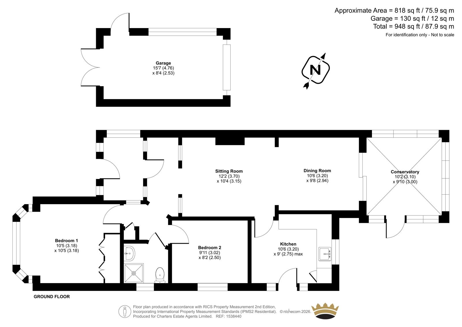 George V Avenue, West Sussex floorplan