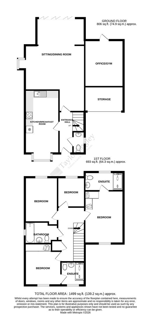 16, Carnforth Crescent, Eastbourne floorplan