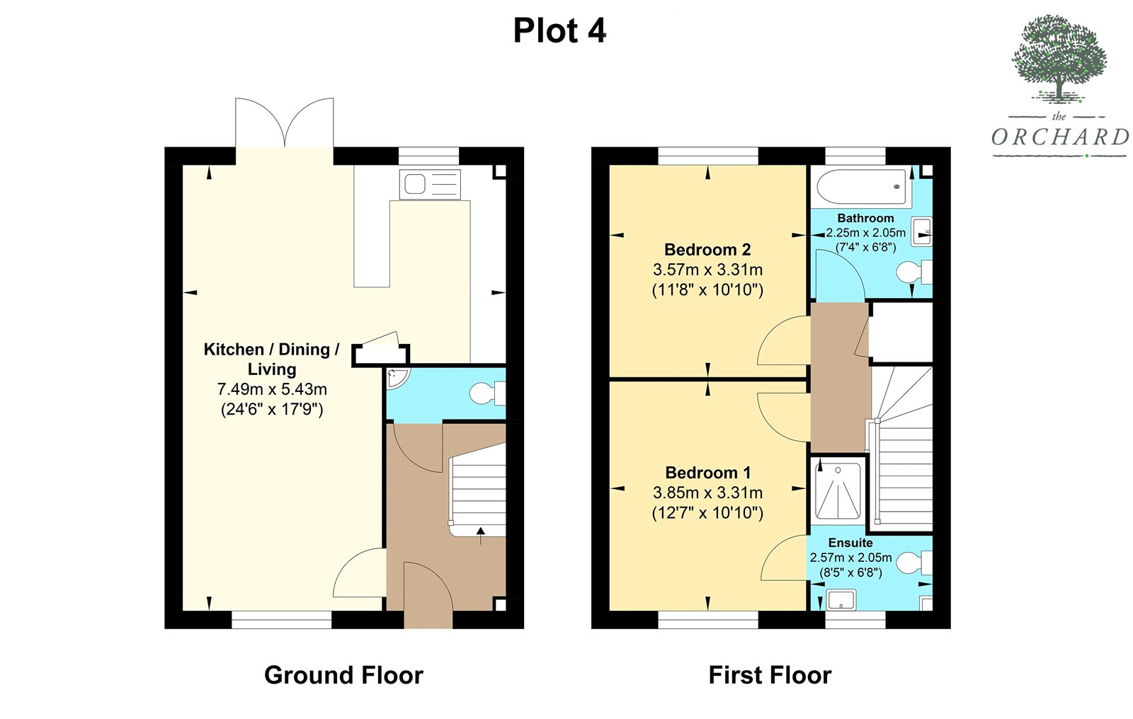 Plot 4, The Orchard,, Plot 4, The Orchard, Taunton floorplan