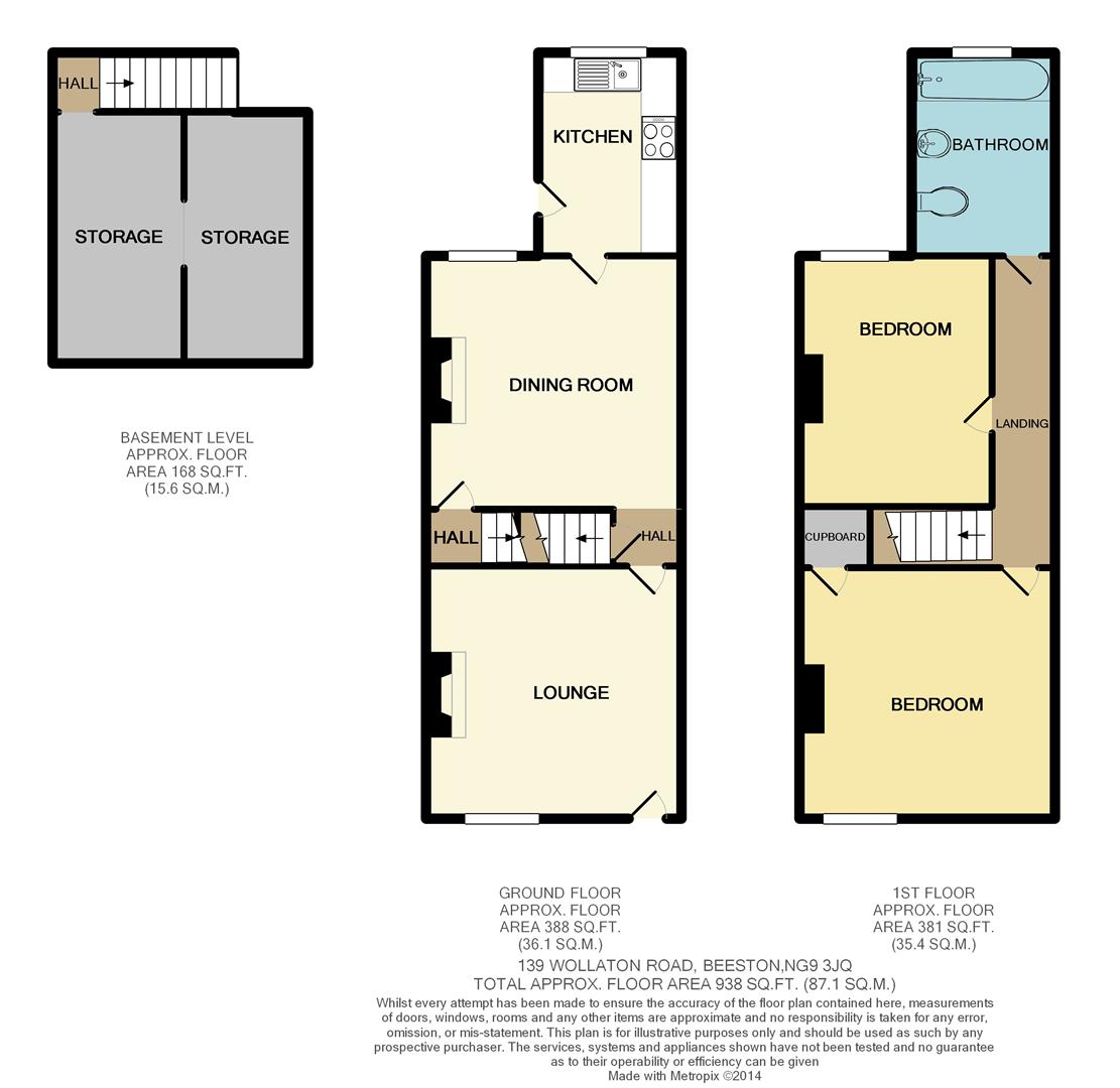 2 Bedrooms Terraced house for sale in Wollaton Road, Beeston, Nottingham NG9