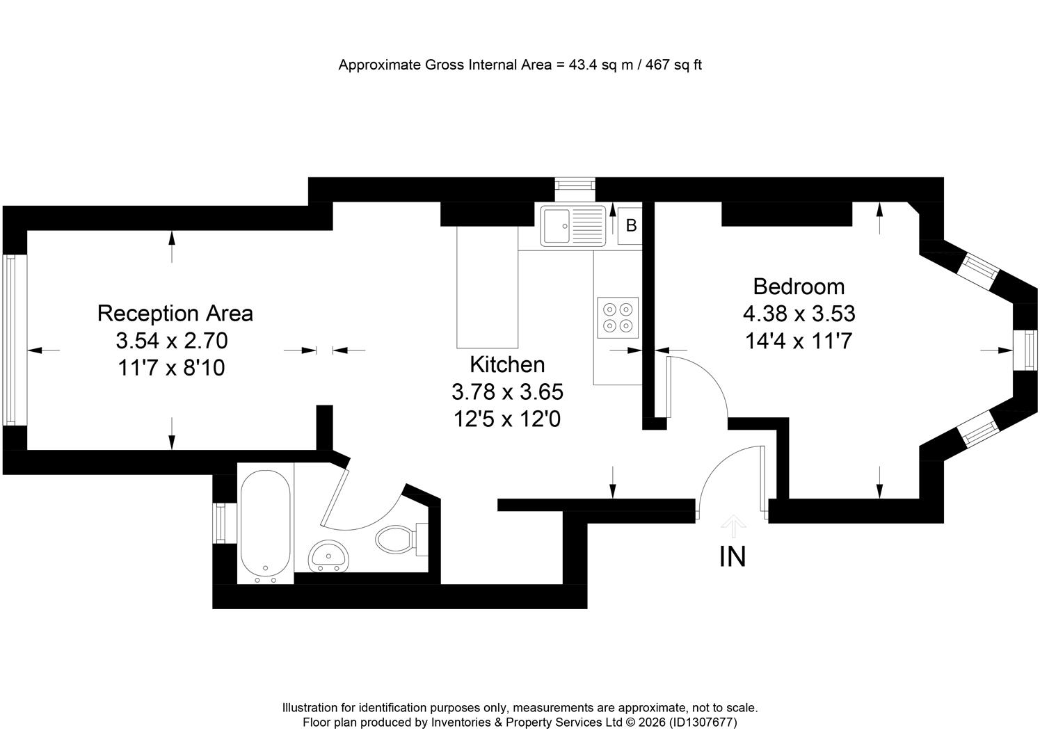 51b, Gladstone Road, Watford floorplan