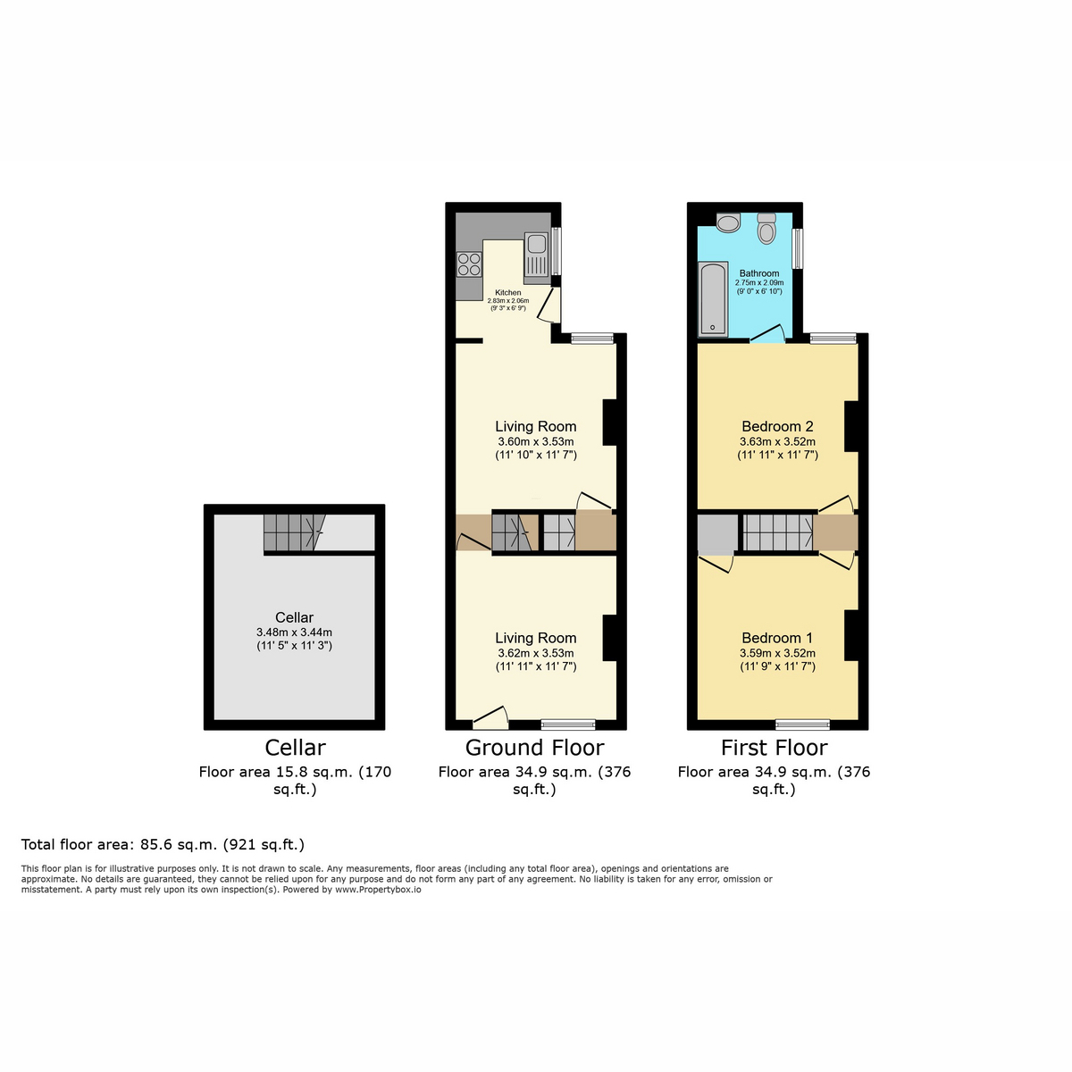 28, Foljambe Road, Rotherham floorplan