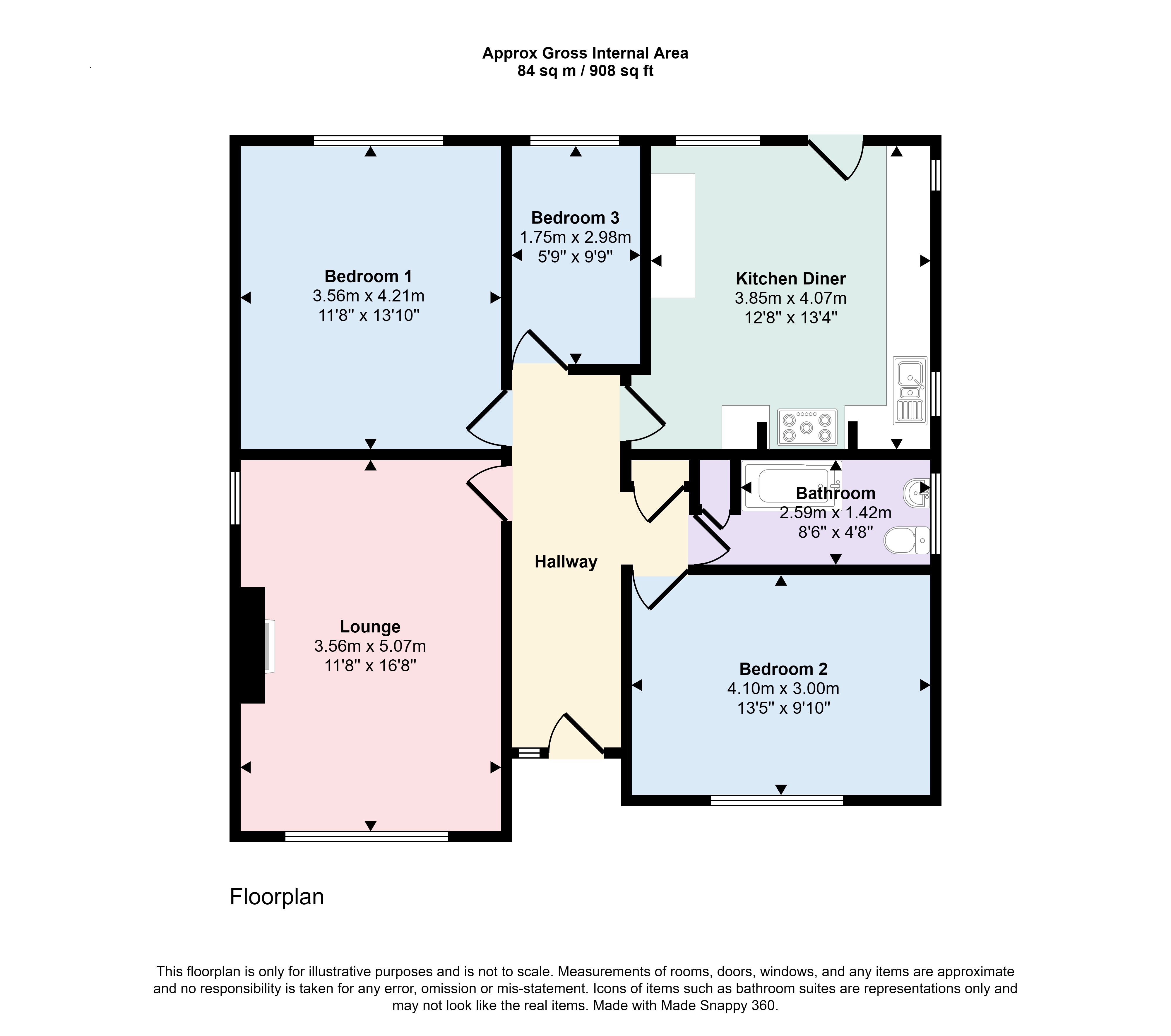 Rowangarth,, Paving Brow, Cumbria floorplan