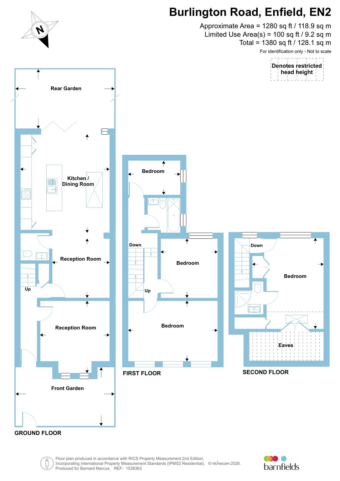 Burlington Road, Enfield floorplan