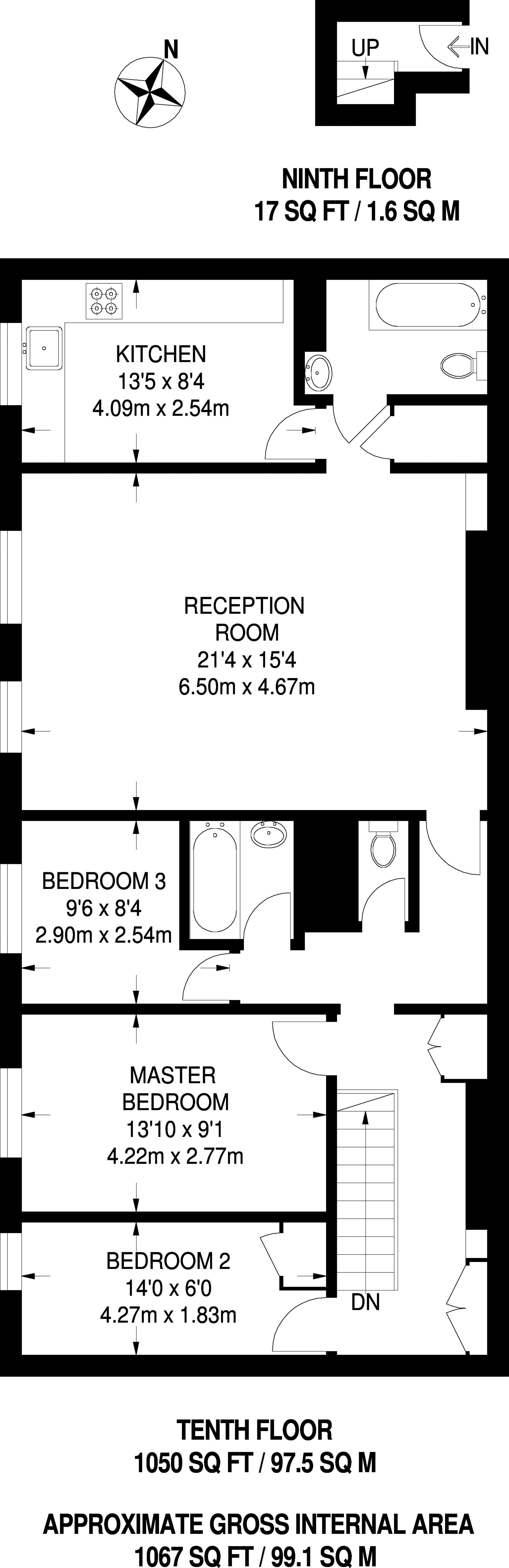 3 Bedrooms Flat for sale in Battersea, Battersea, London SW11