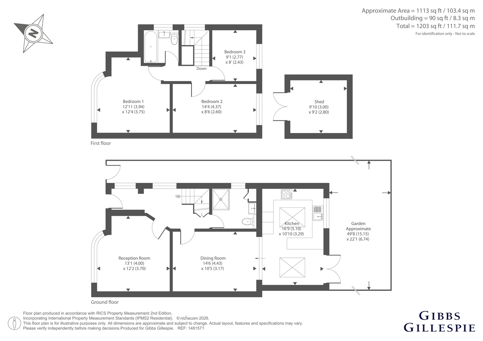 52, Beechcroft Avenue, Rickmansworth floorplan