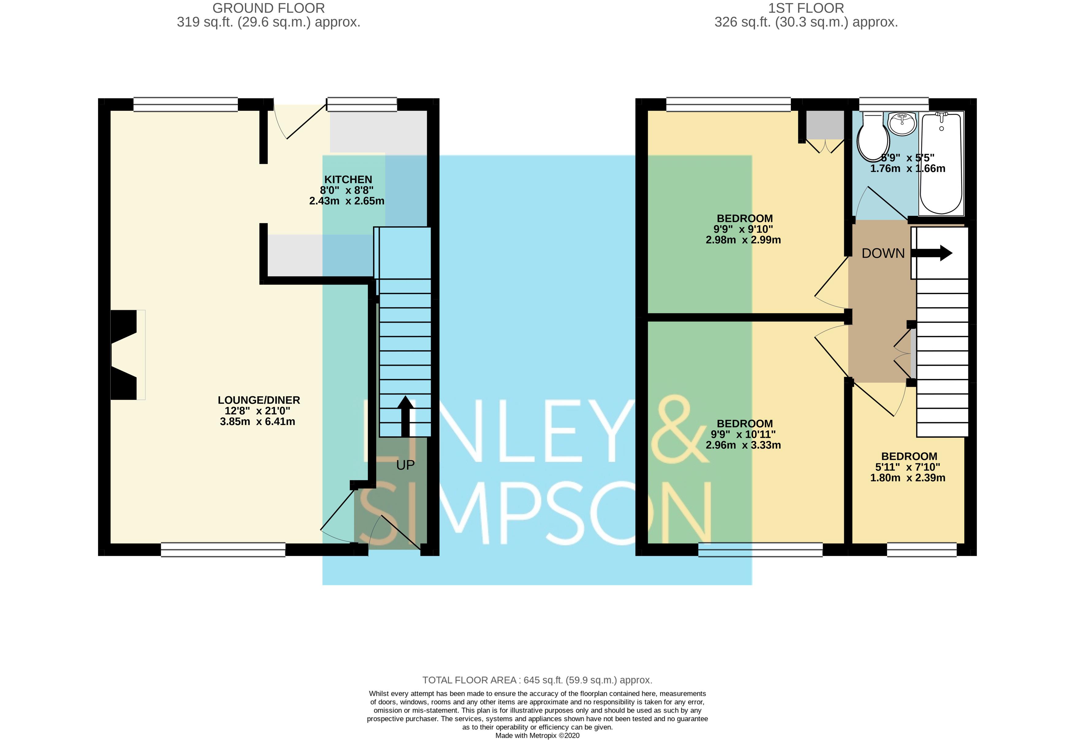 35, Springfield Avenue, Leeds floorplan