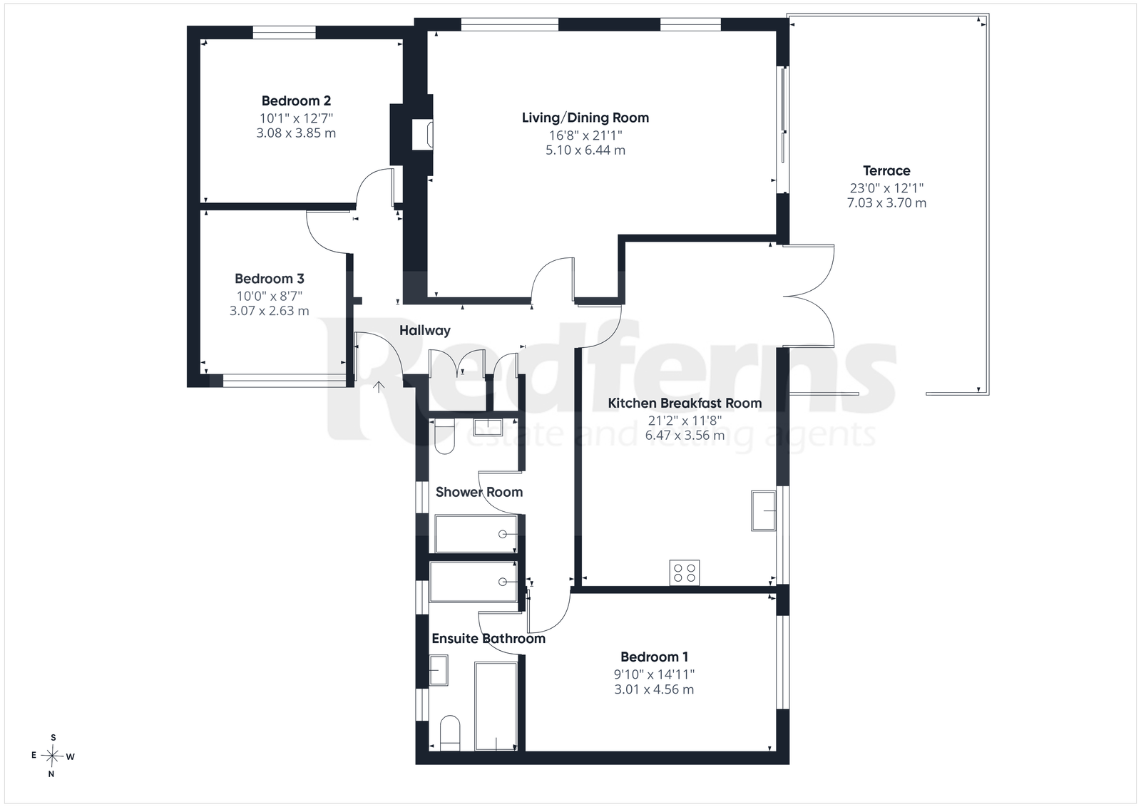 3, Brownlands Road, Sidmouth floorplan