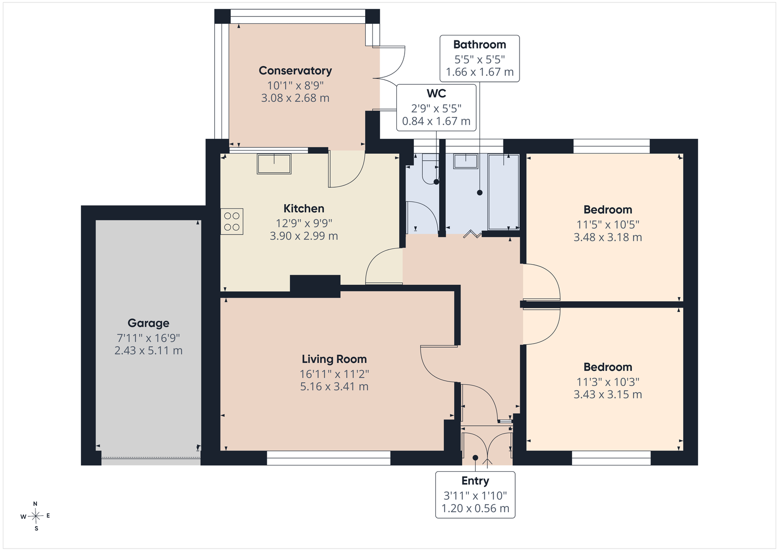 6, Pendennis Road, Looe floorplan