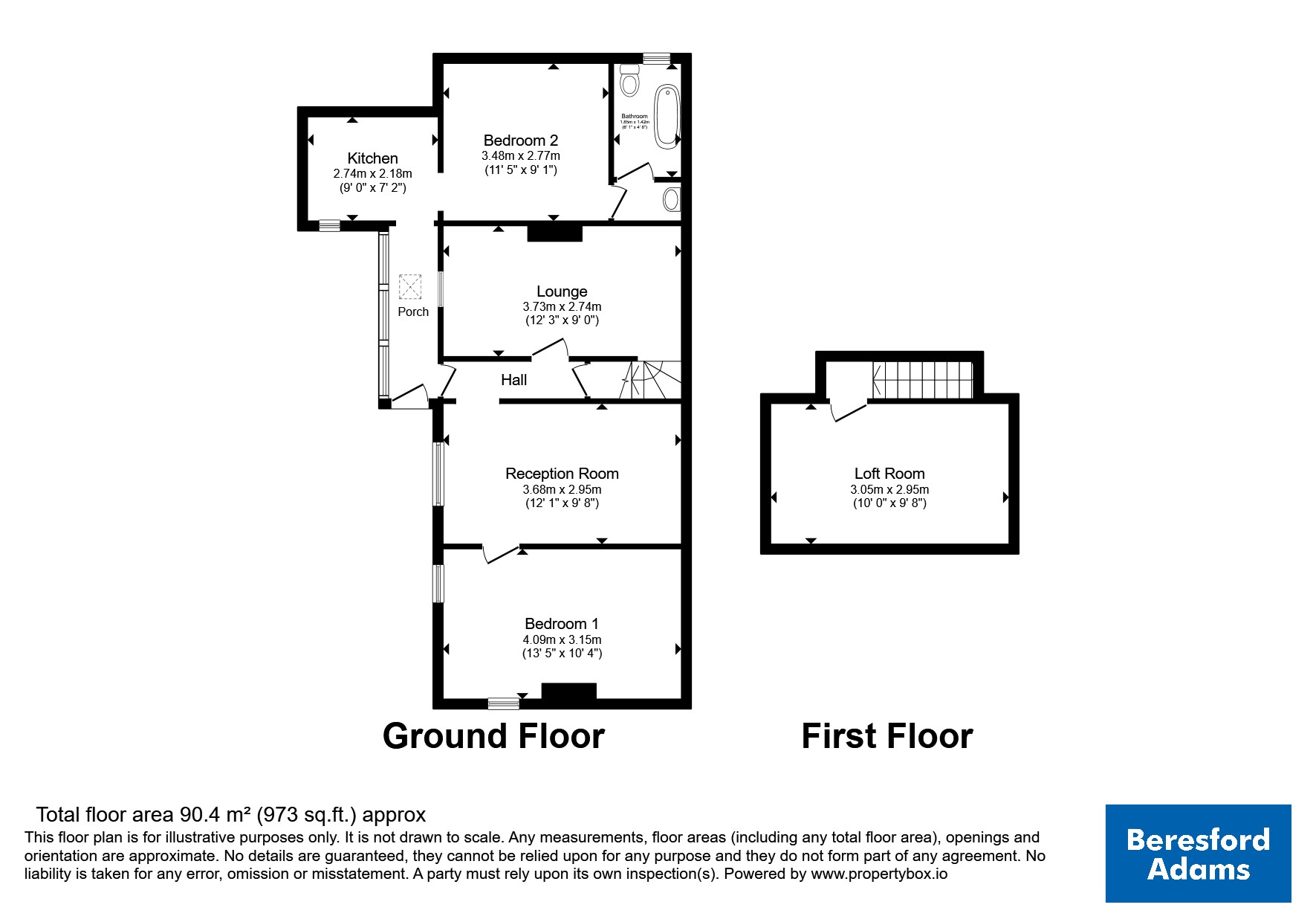 Salfur Bach,, Mynytho, Nr Abersoch. floorplan