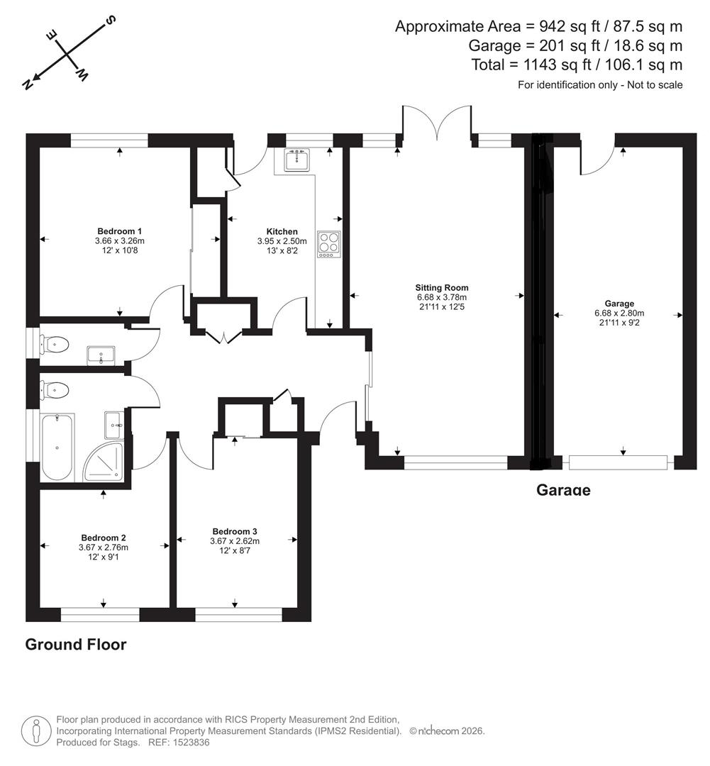 17, Oak View, Honiton floorplan