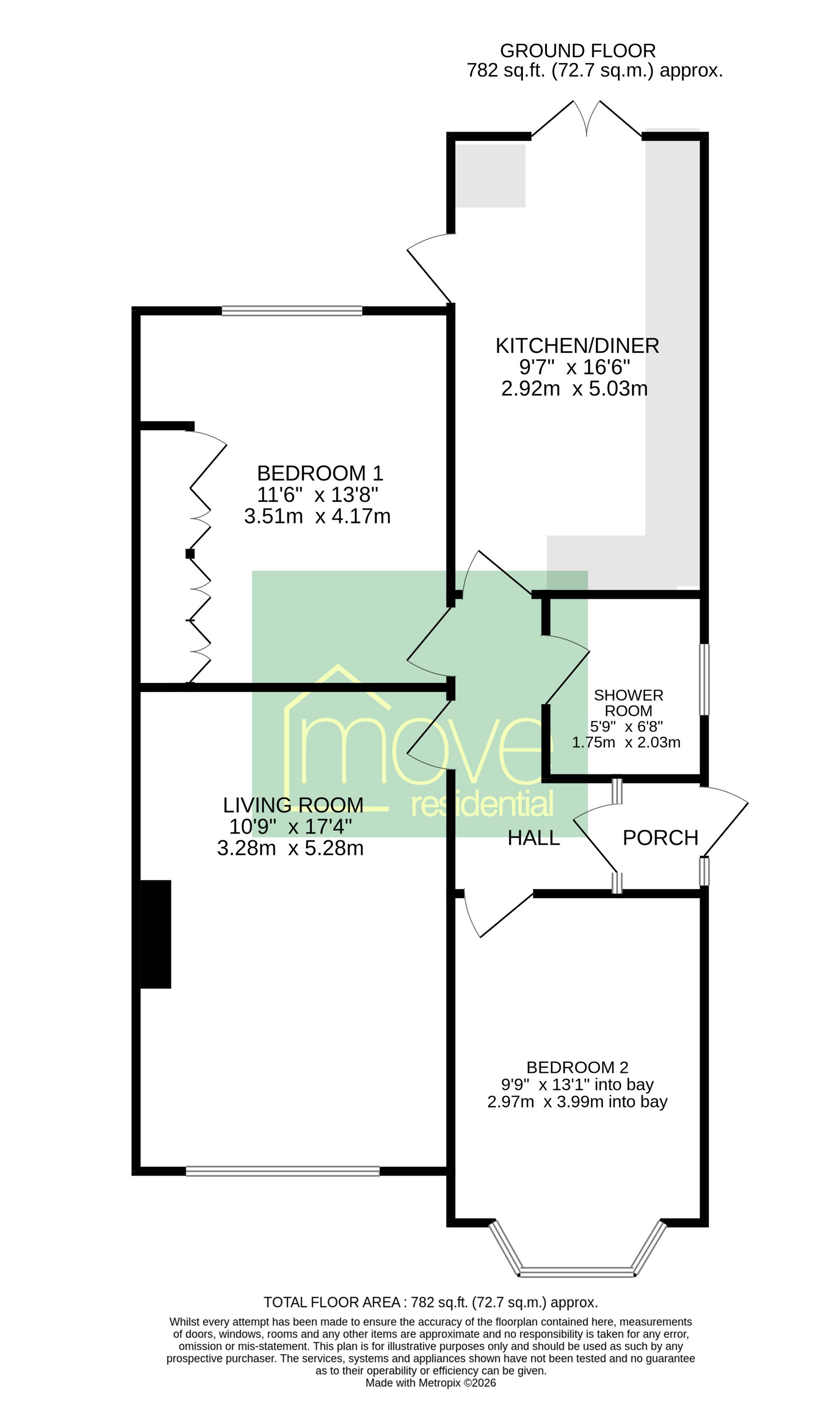 18 Colemere Drive, Wirral floorplan